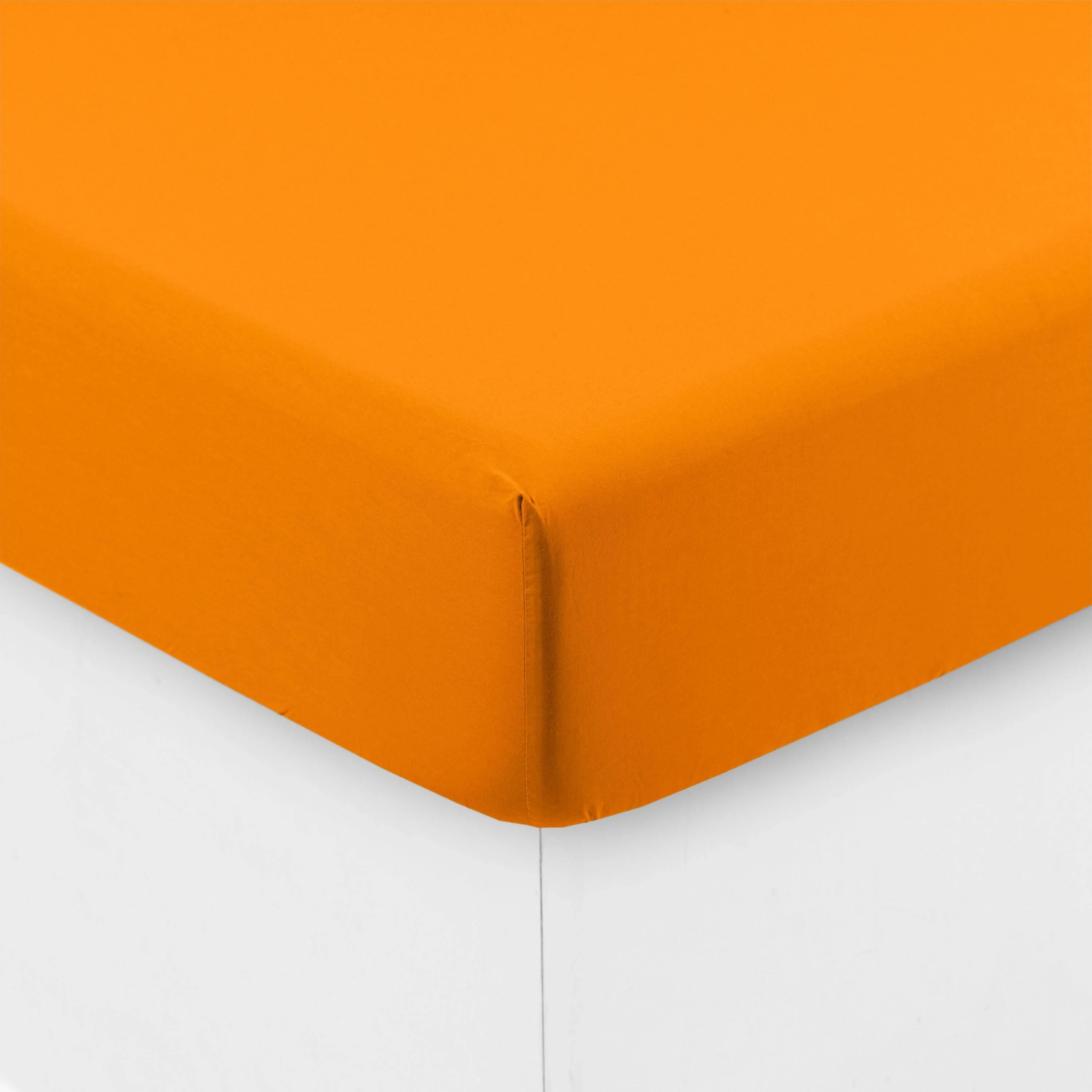 Songe Washed Cotton Fitted Sheet - Turmeric - Image 3