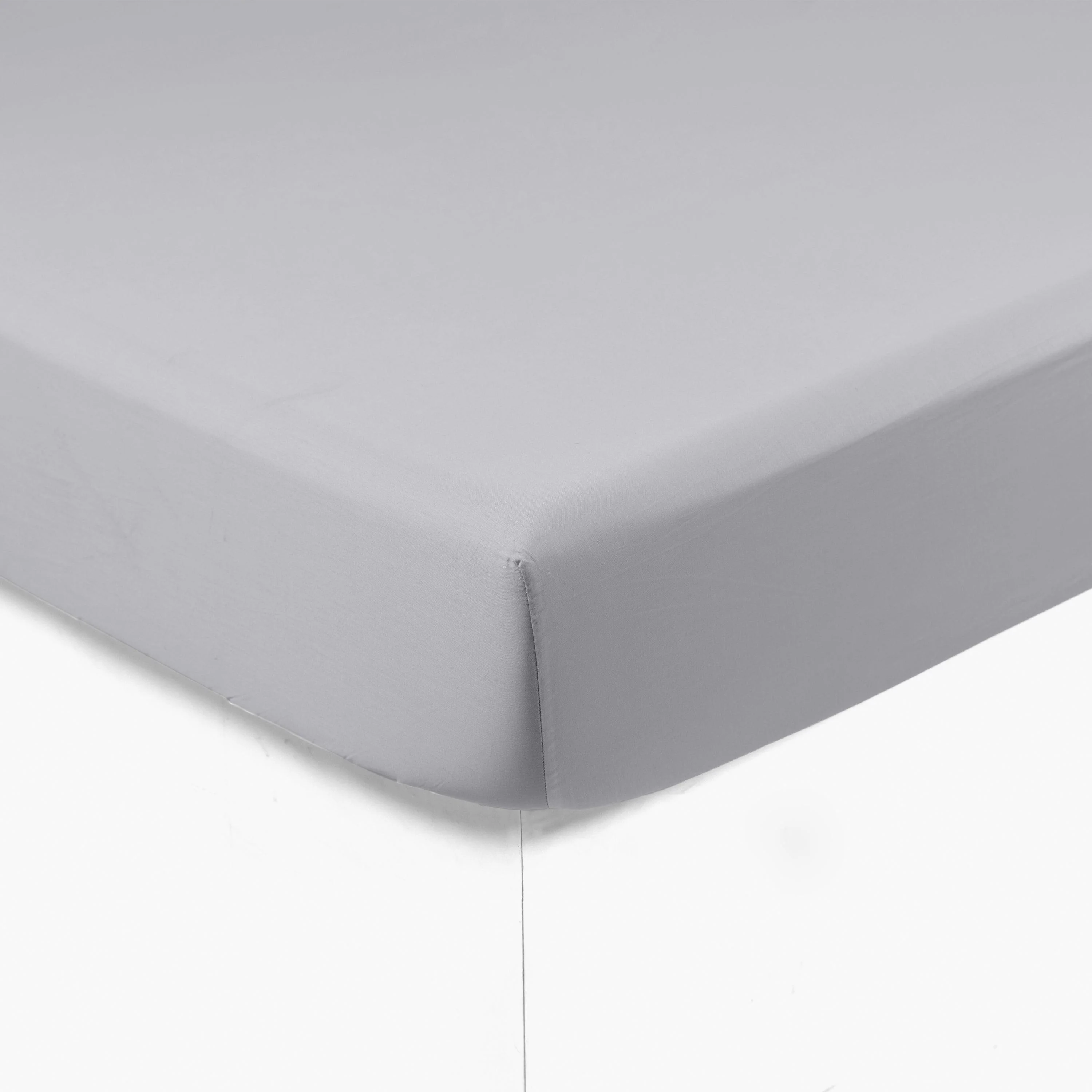 Prestige Cotton Sateen Fitted Sheet - Tourterelle - Image 4