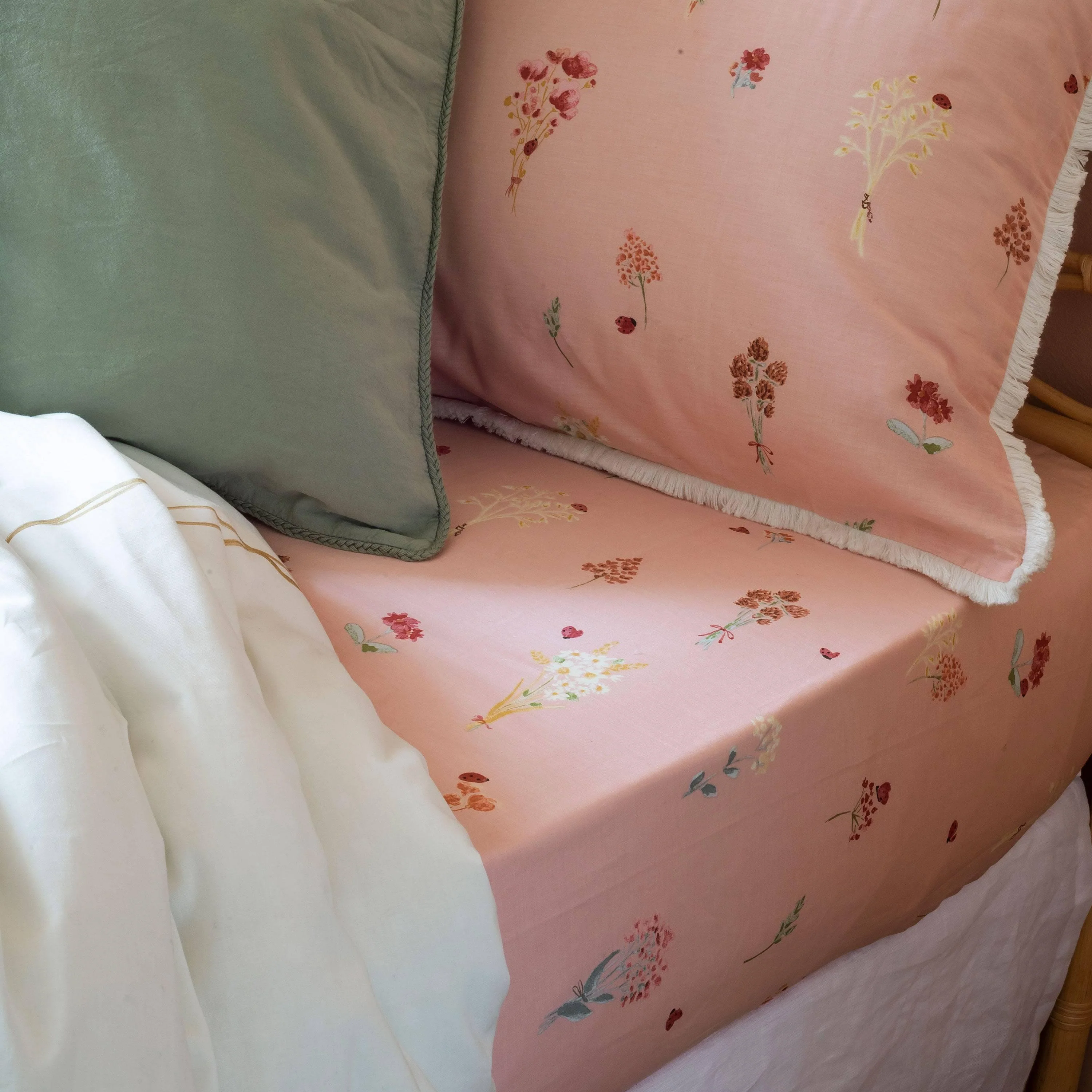 Fitted Sheet Pure Organic Cotton Raphia - Image 3