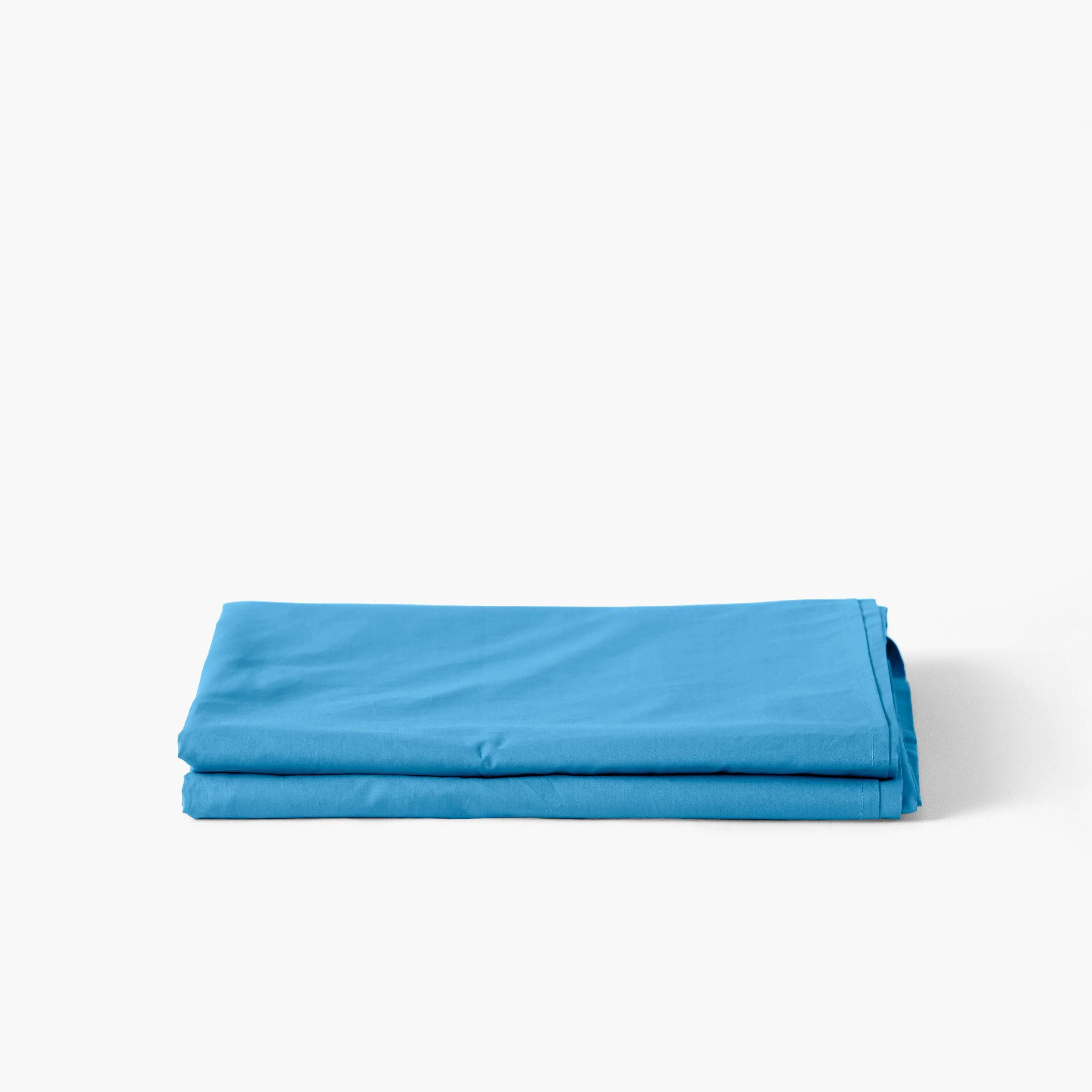 Neo Cotton Percale Flat Sheet - Azure - Image 2
