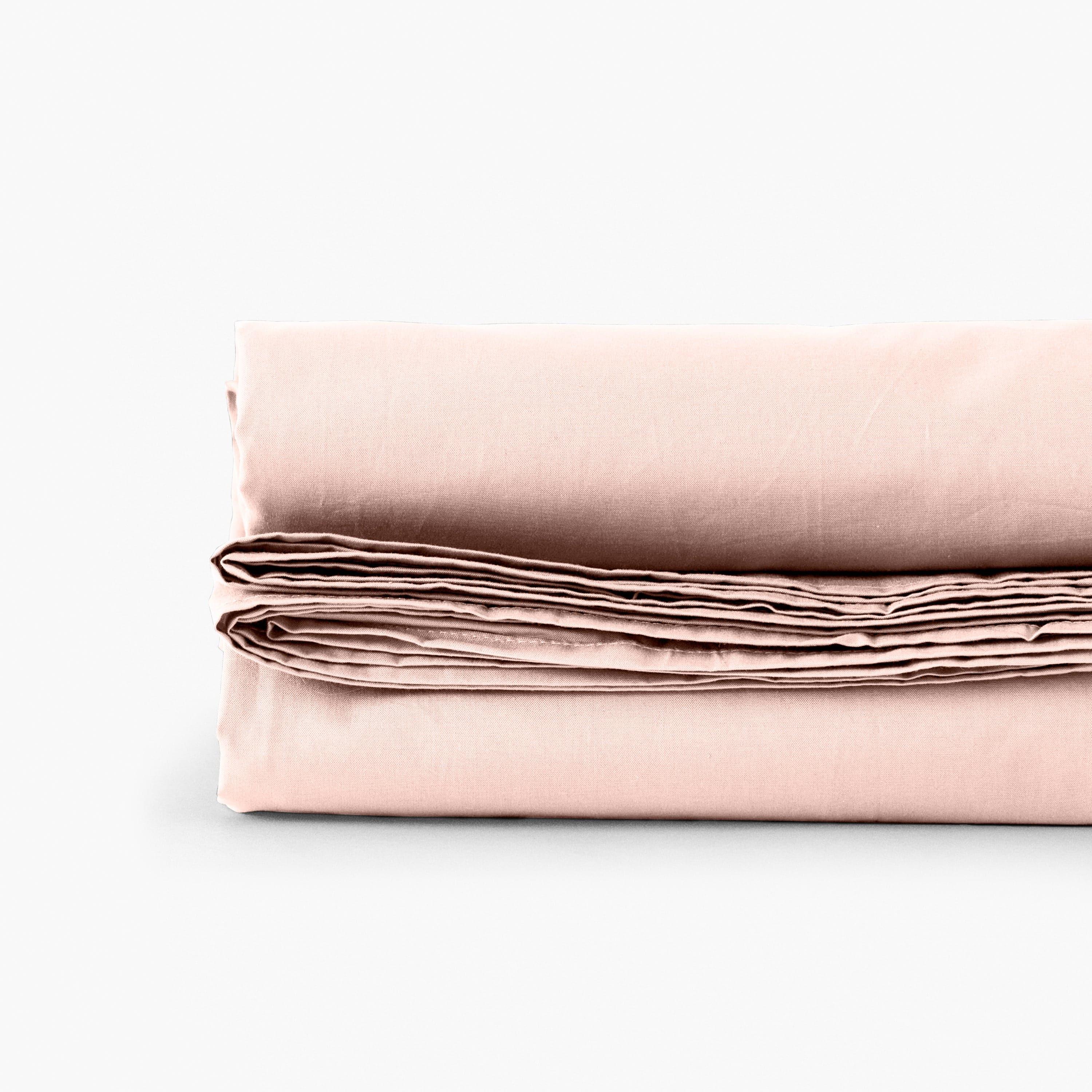 Neo Cotton Percale Flat Sheet - Peach - Image 3