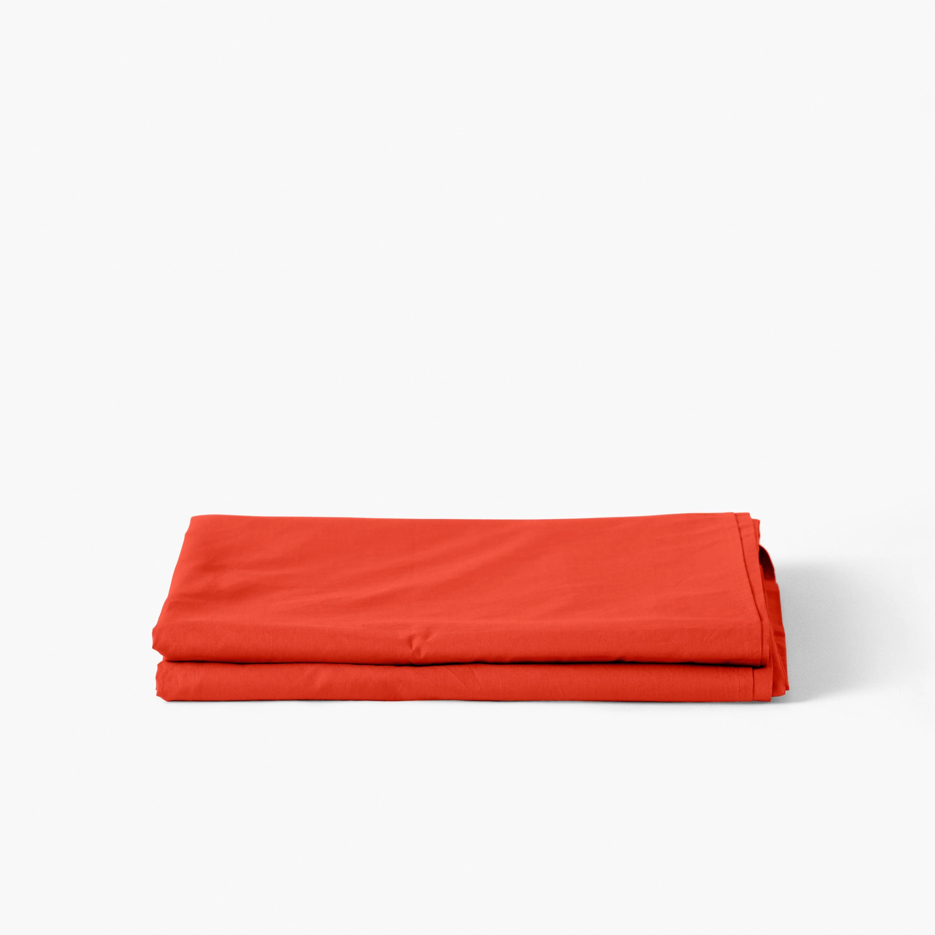 Neo Cotton Percale Flat Sheet - Saffron - Image 2