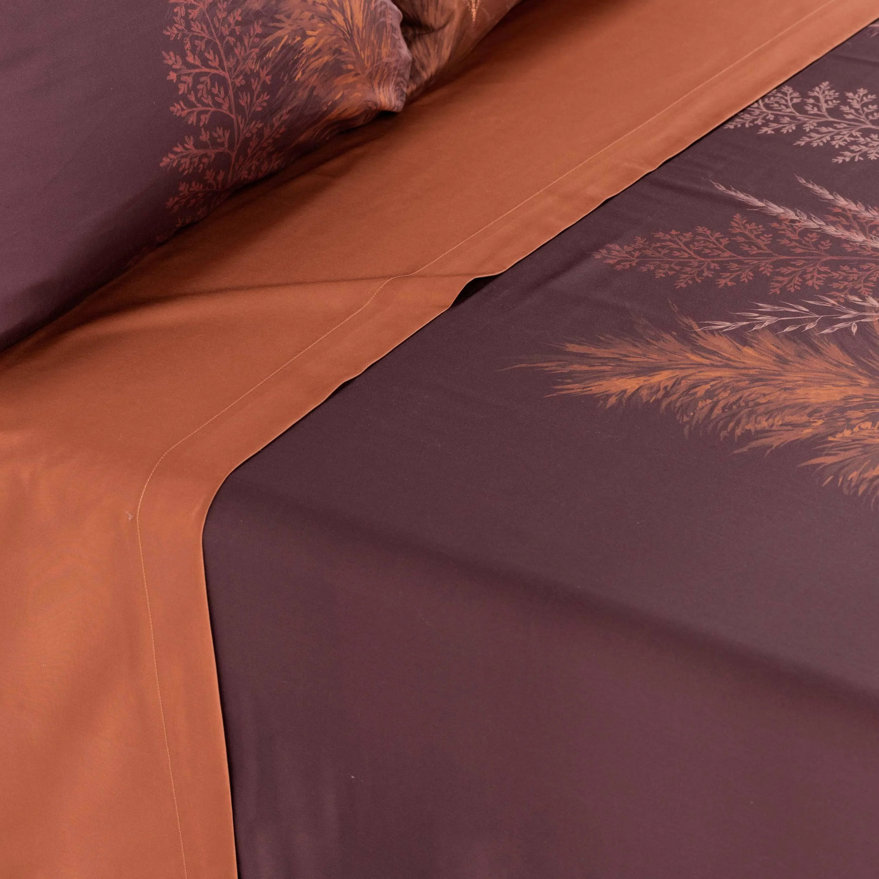 Flatsheet in Cotton Satin Pampa
