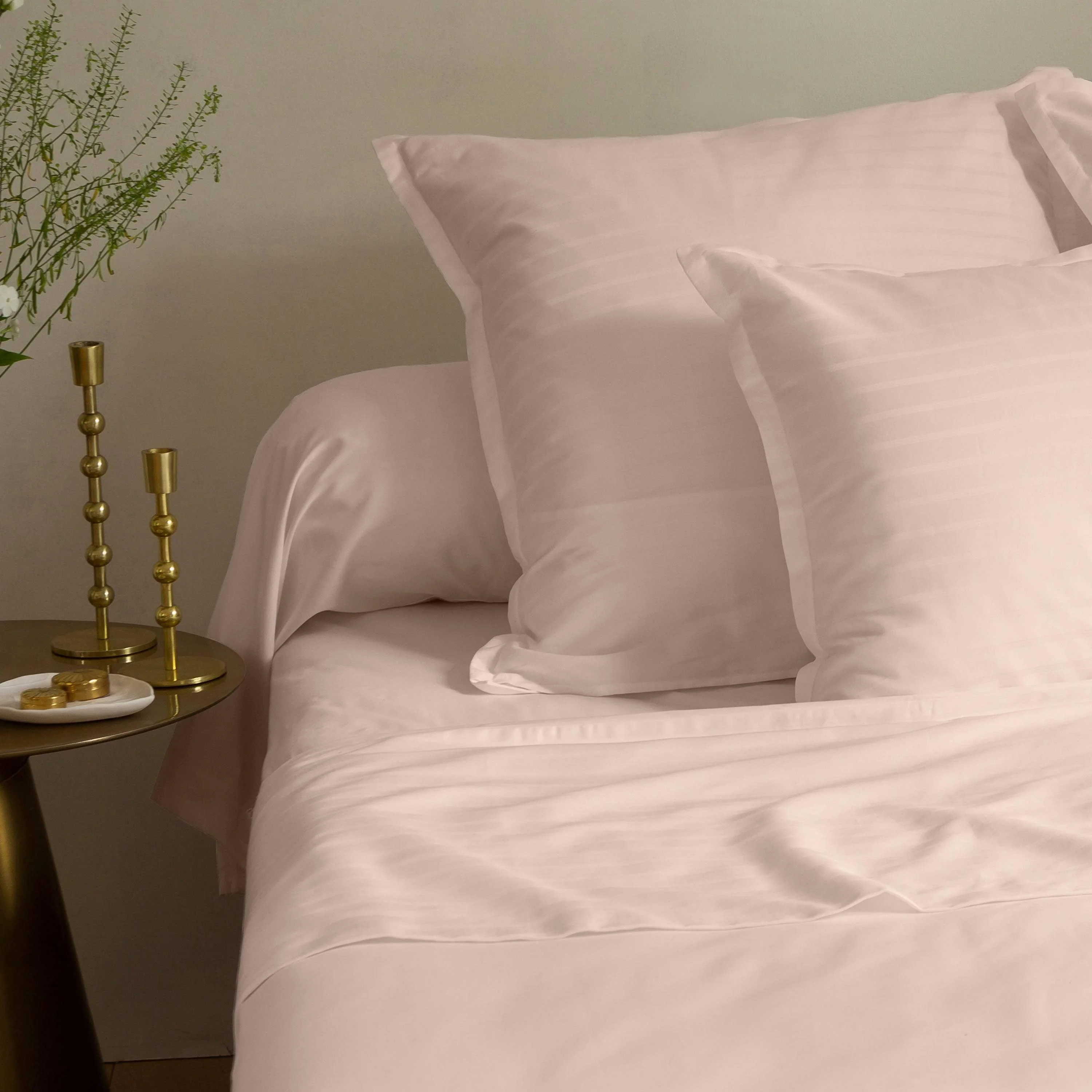 Prestige Cotton Sateen Flat Sheet - Mother-of-Pearl - Image 3