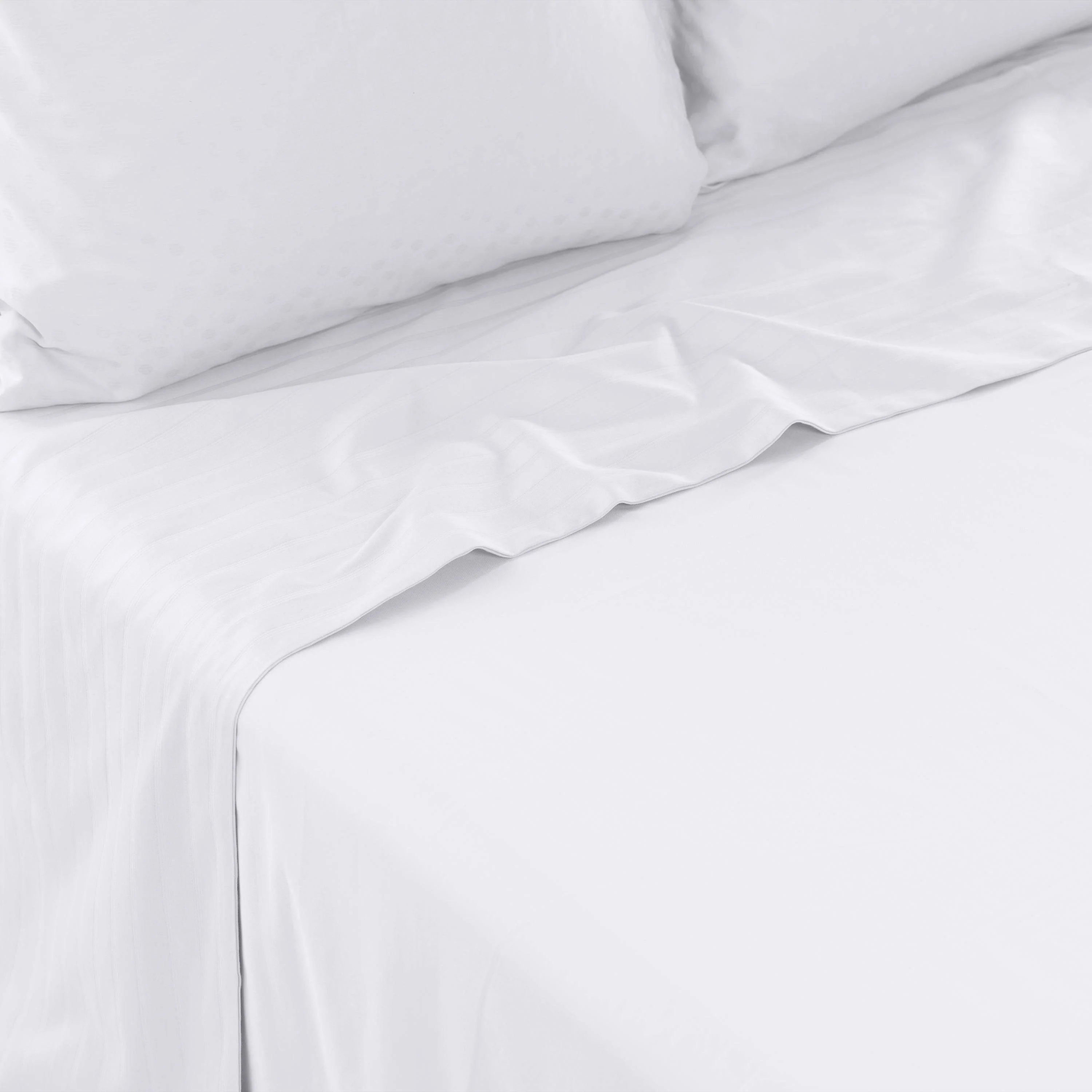 Prestige Cotton Sateen Flat Sheet - White - Image 4