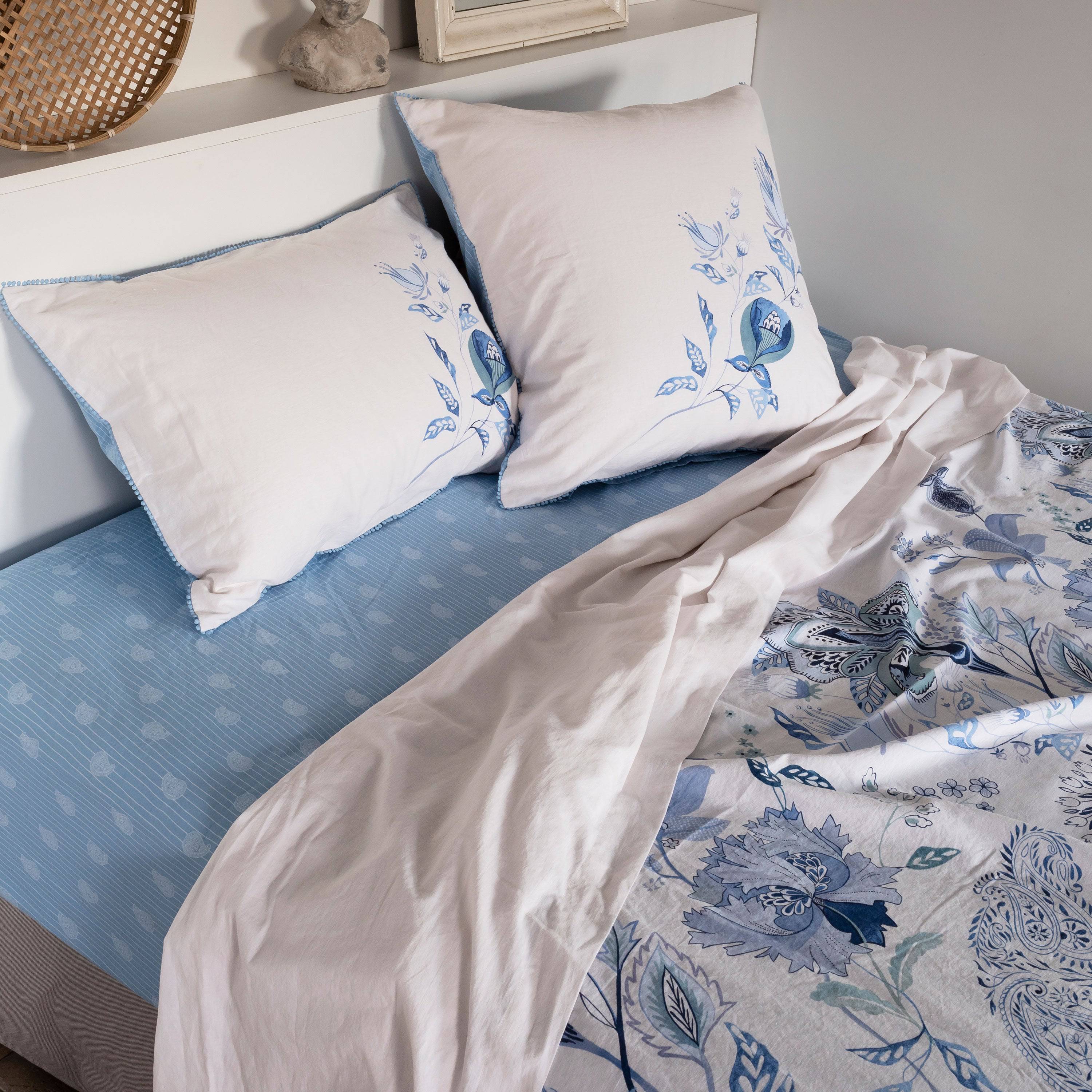 Flatsheet in Linen and Washed Cotton Madeleine - Image 2