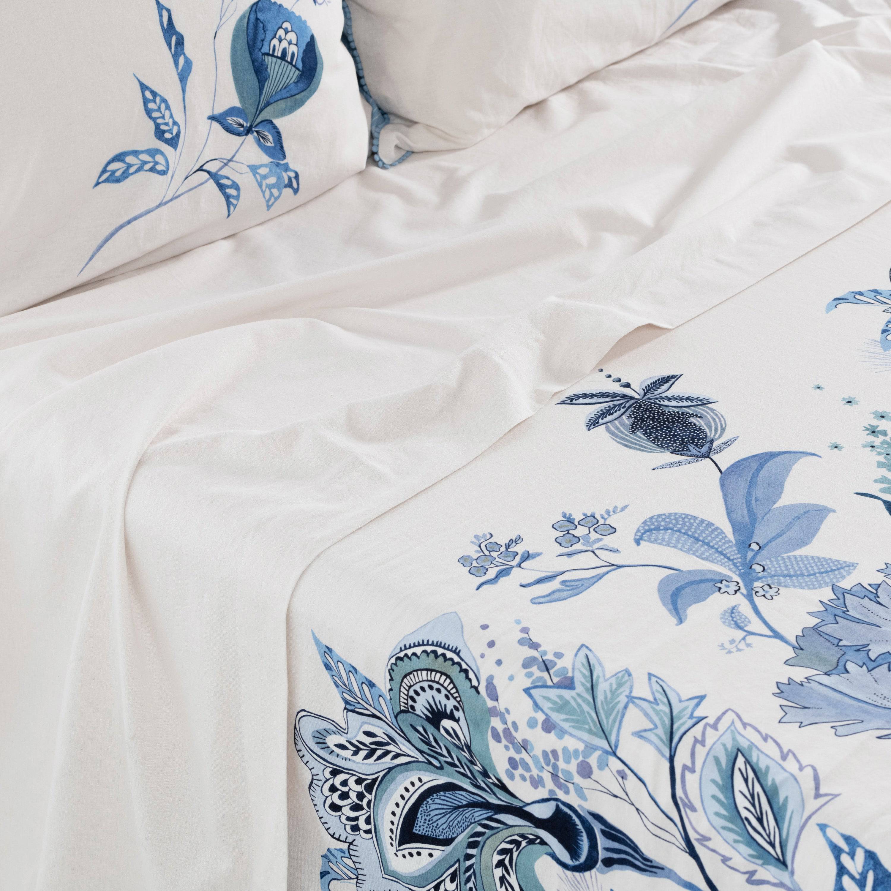 Flatsheet in Linen and Washed Cotton Madeleine - Image 3