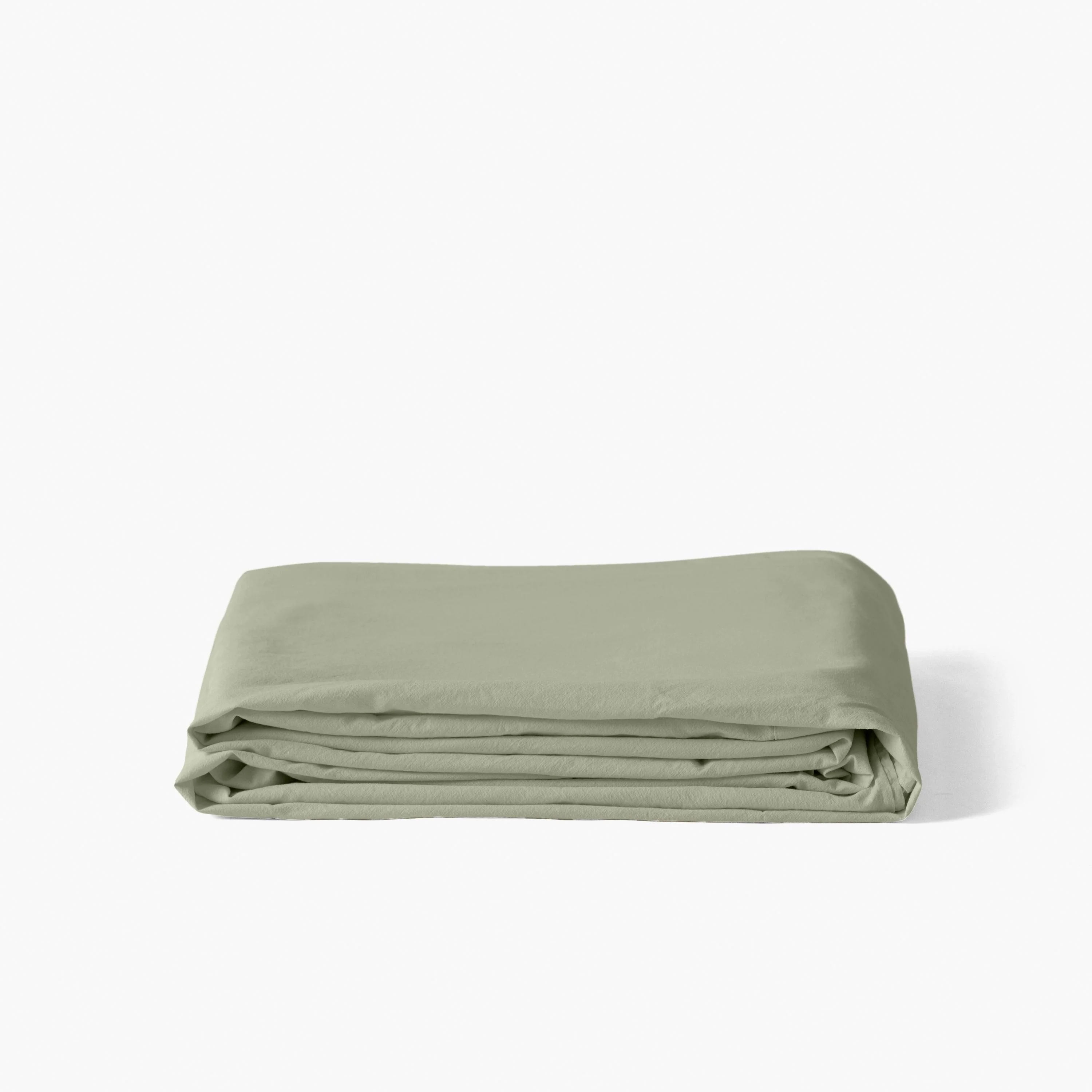 Souffle Organic Cotton Flat Sheet - Sage