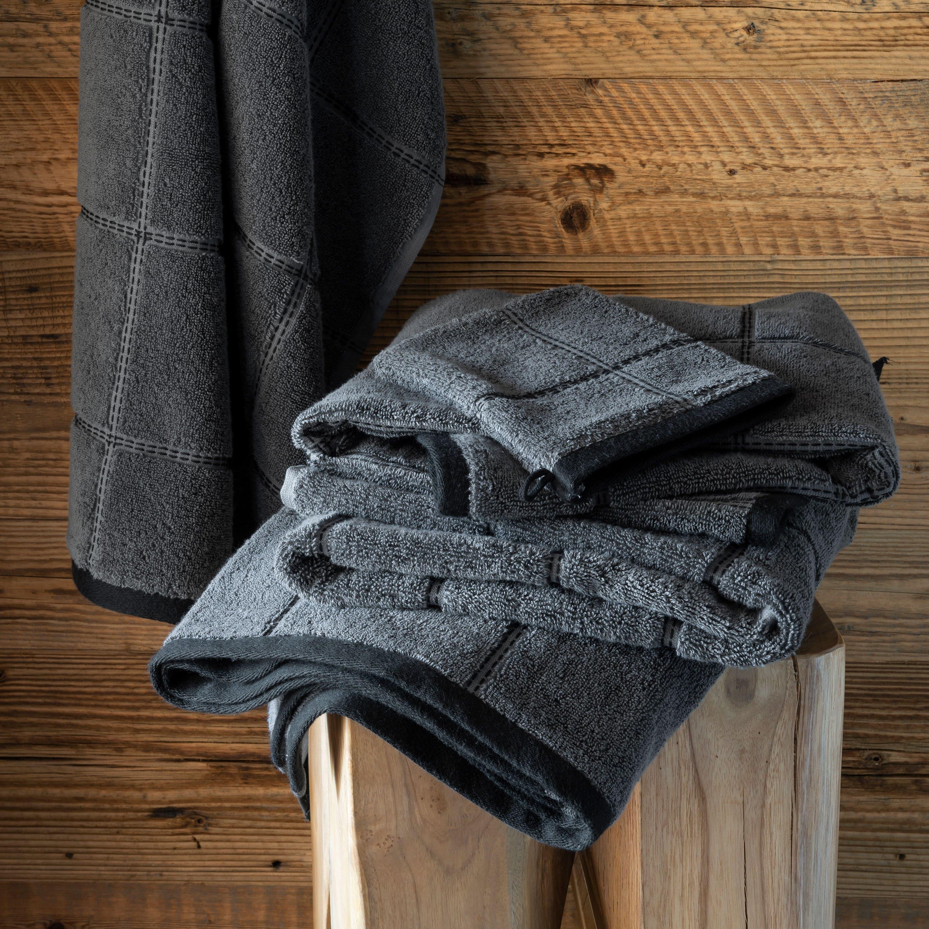 Grizzli Cotton Bath Towel - Grey - Image 6