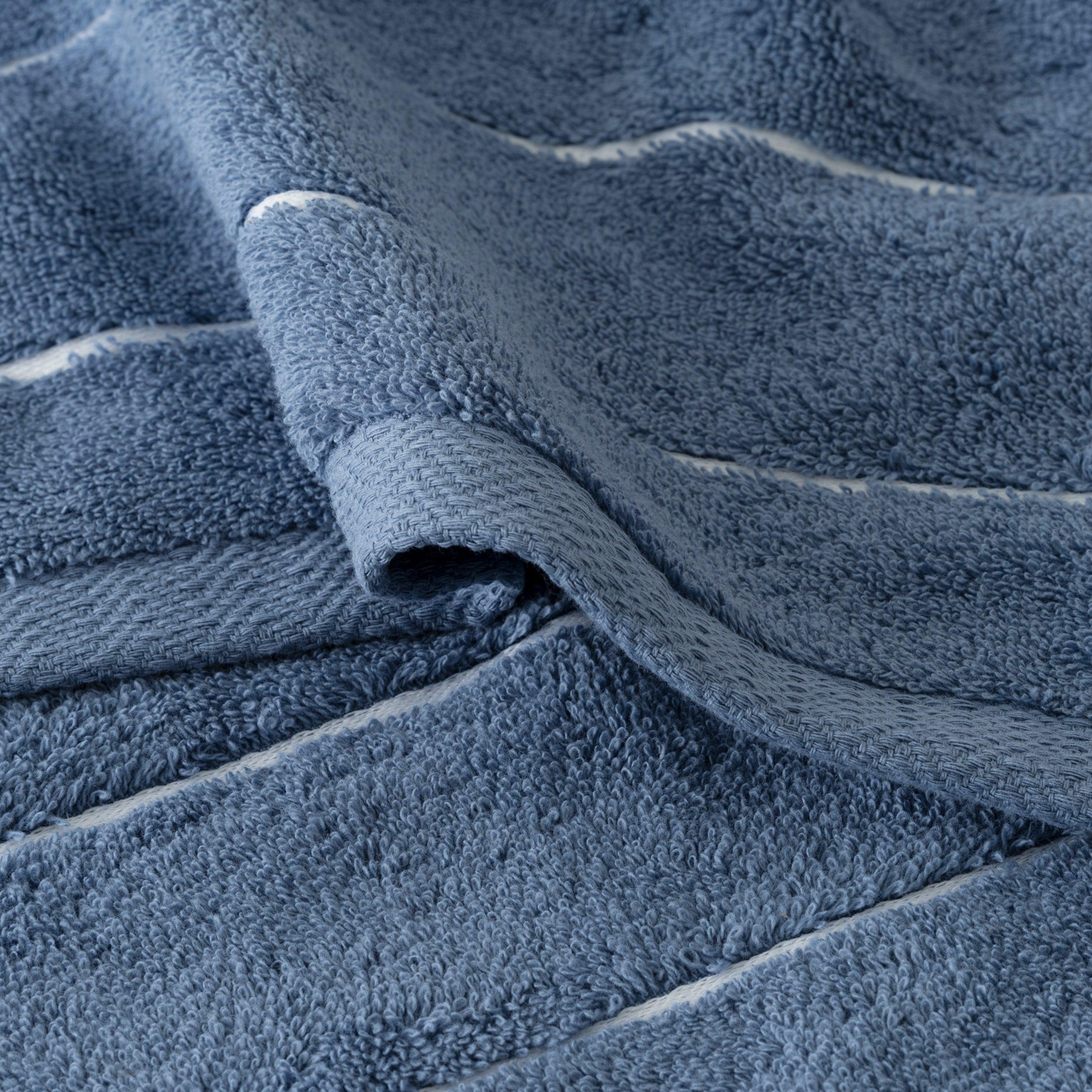 Hypnotic Cotton Guest Towel - Indigo - Image 3