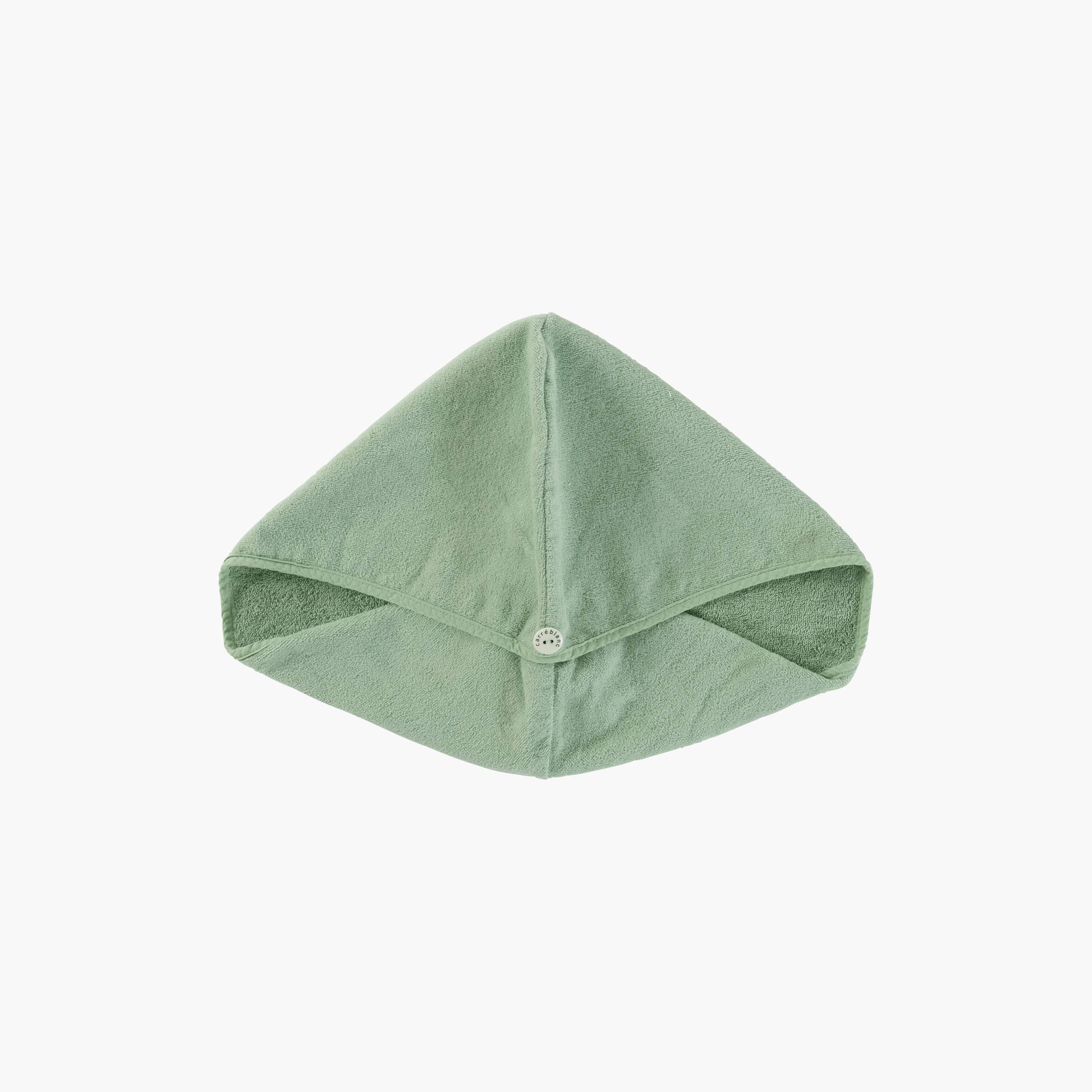 Naturelle Organic Cotton Hair Towel - Eucalyptus - Image 3