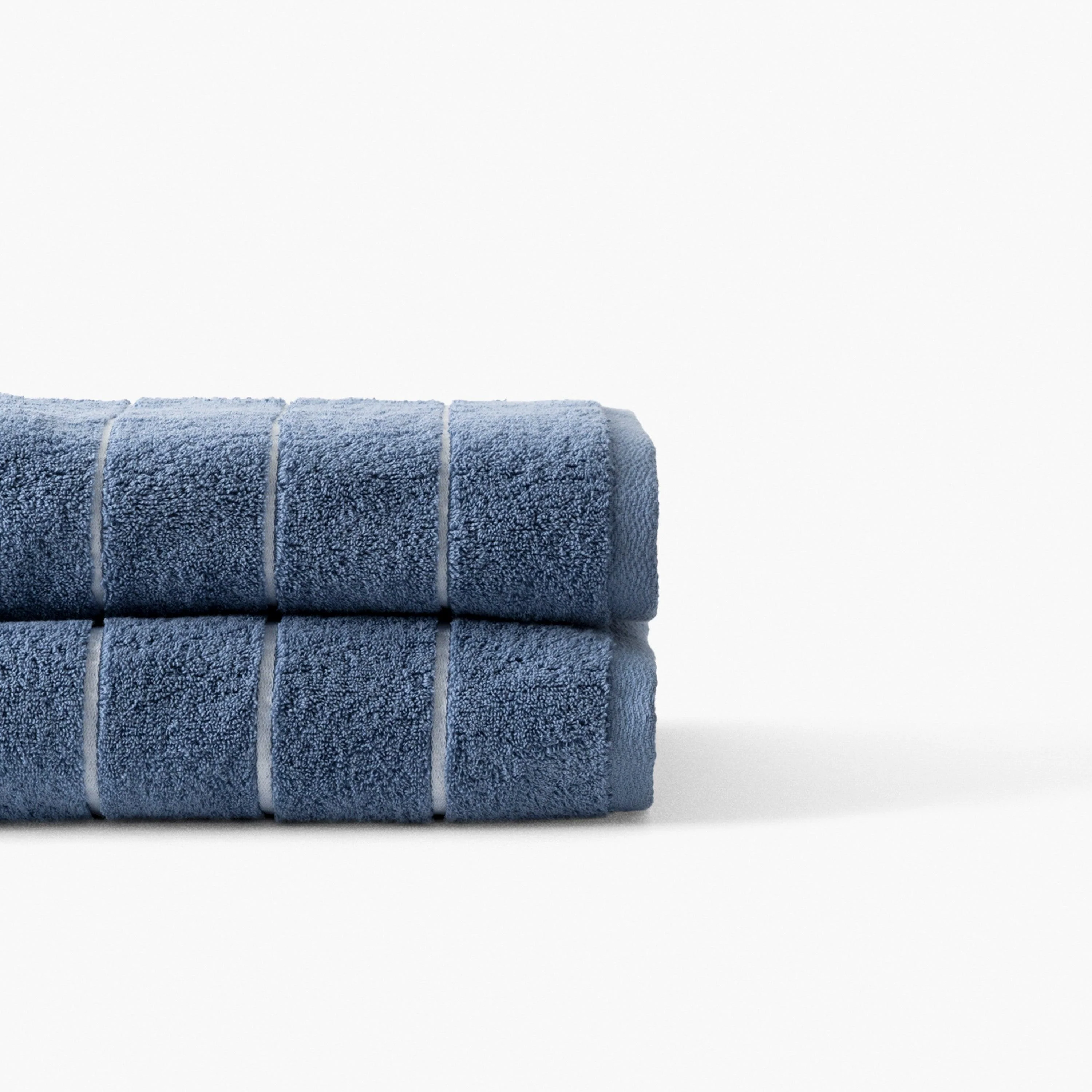 Hypnotic Cotton Bath Towel - Indigo