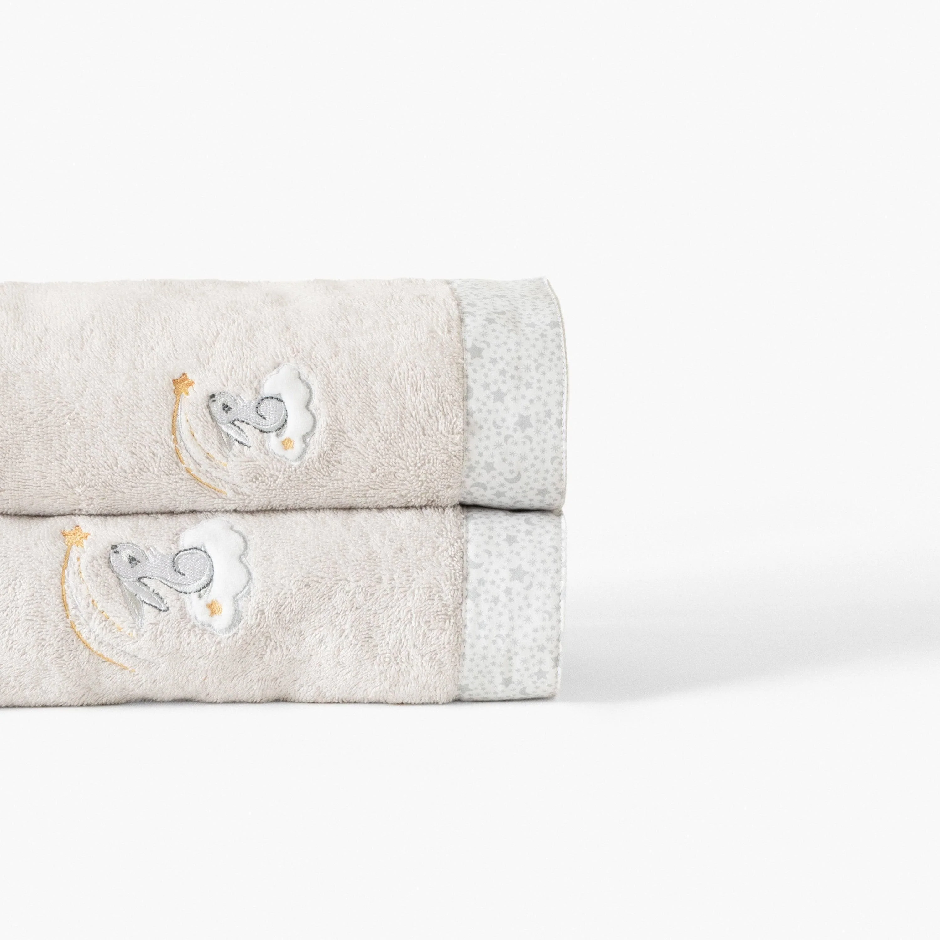 Illumine Organic Cotton Bath Towel - Chalk Grey - Image 6