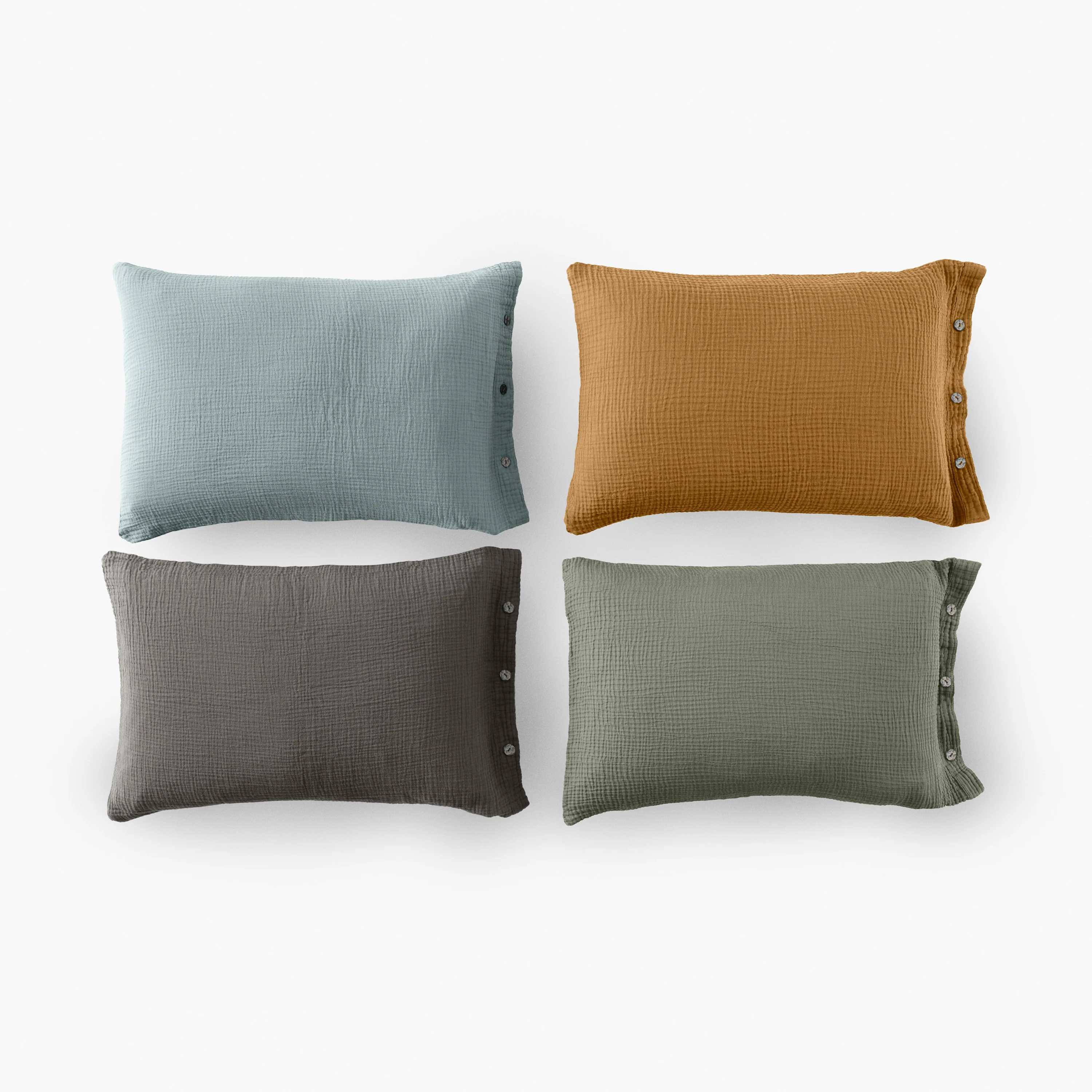 Infini Reversible Rectangular Cotton Pillowcase - Multicoloured - Image 5