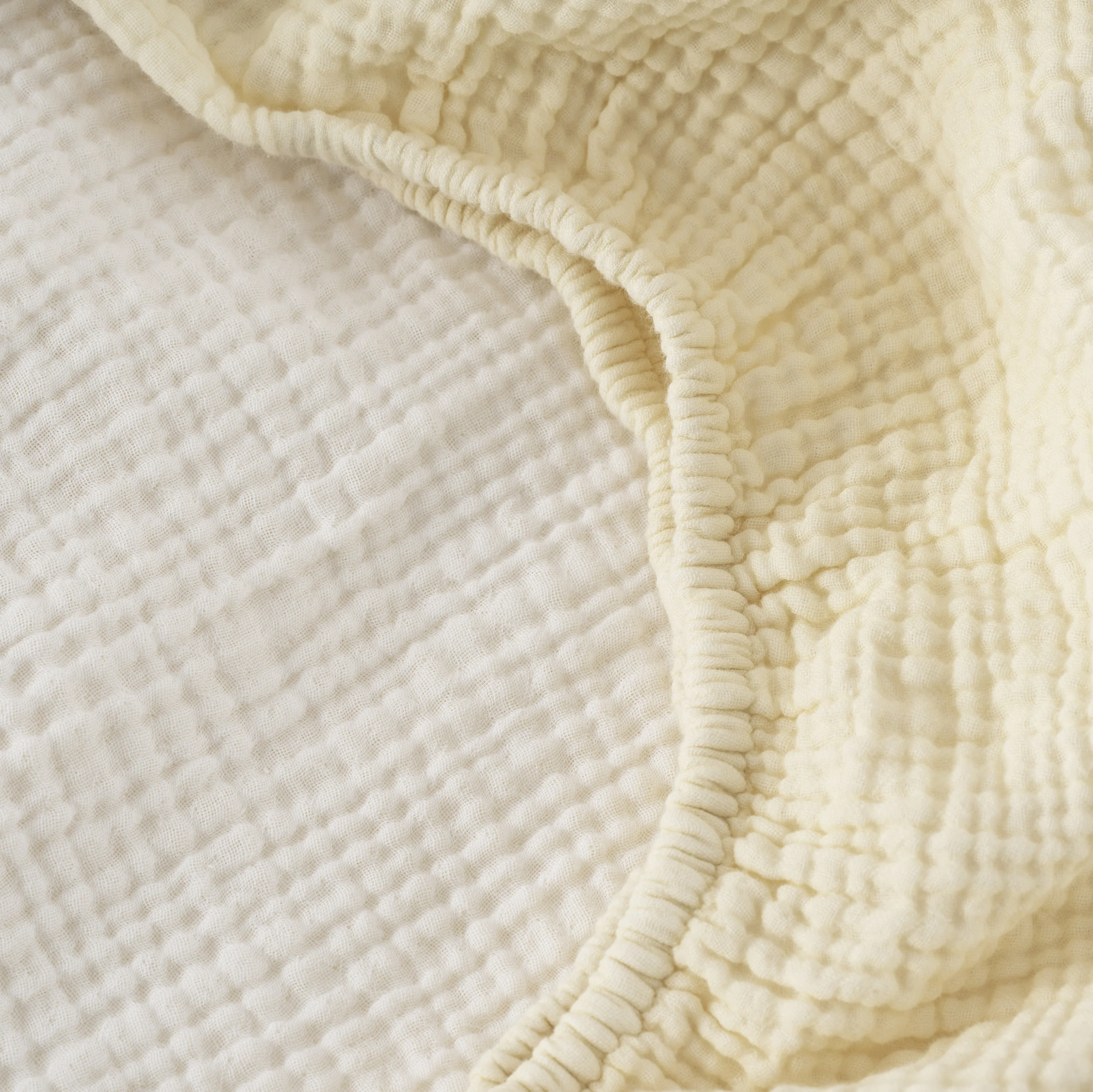 Infini II Reversible Cotton Fitted Sheet - Optic White - Image 4