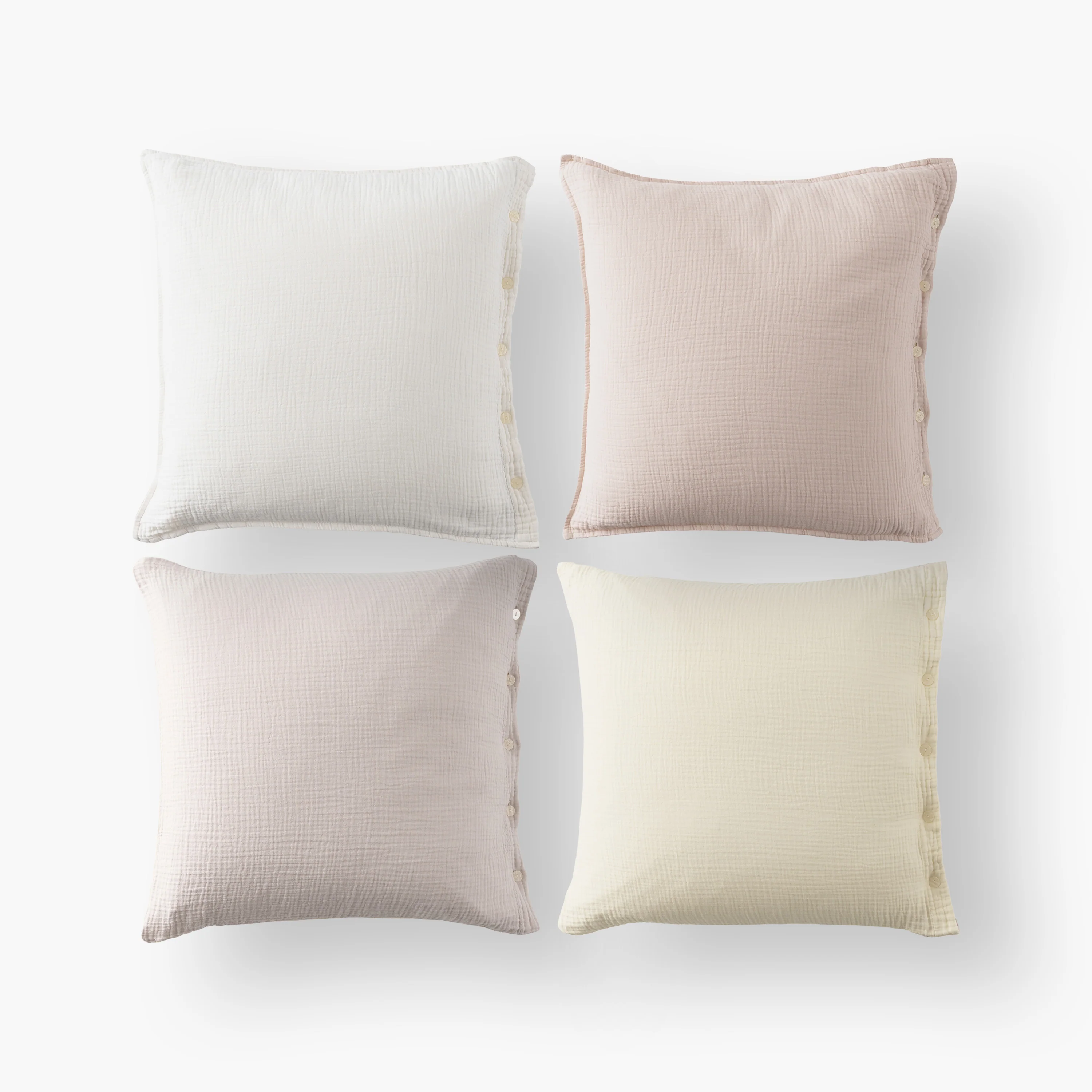 Infini II Reversible Square Cotton Pillowcase - Multicolour - Image 4