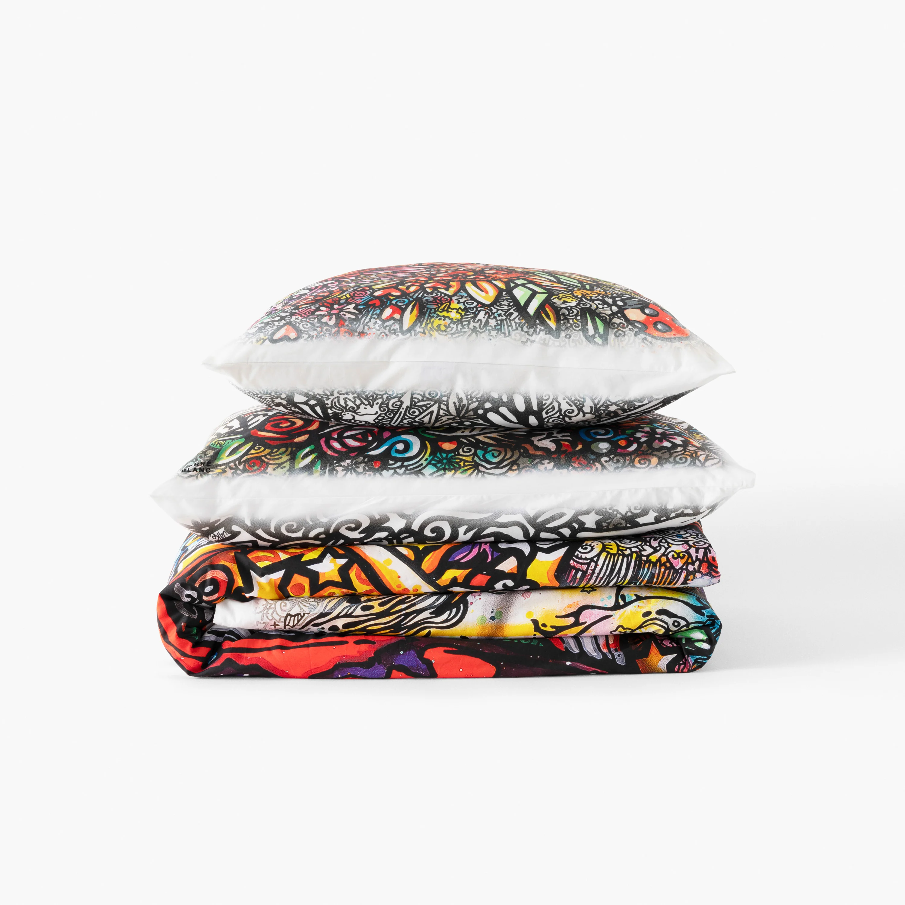 Jakè24 Rectangular Cotton Pillowcase - Multicoloured - Image 6