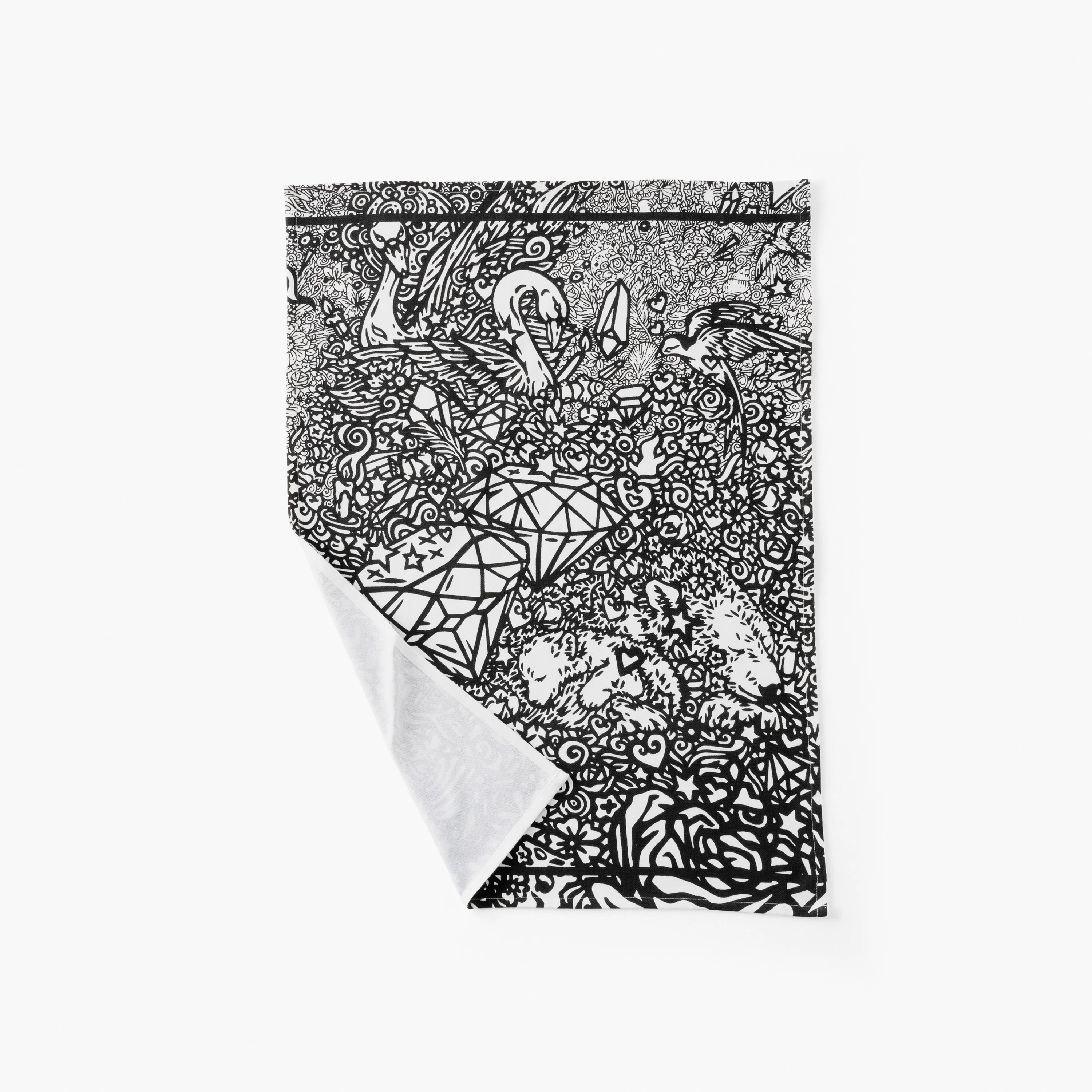 Jakè24 Cotton Kitchen Towel - Black - Image 3
