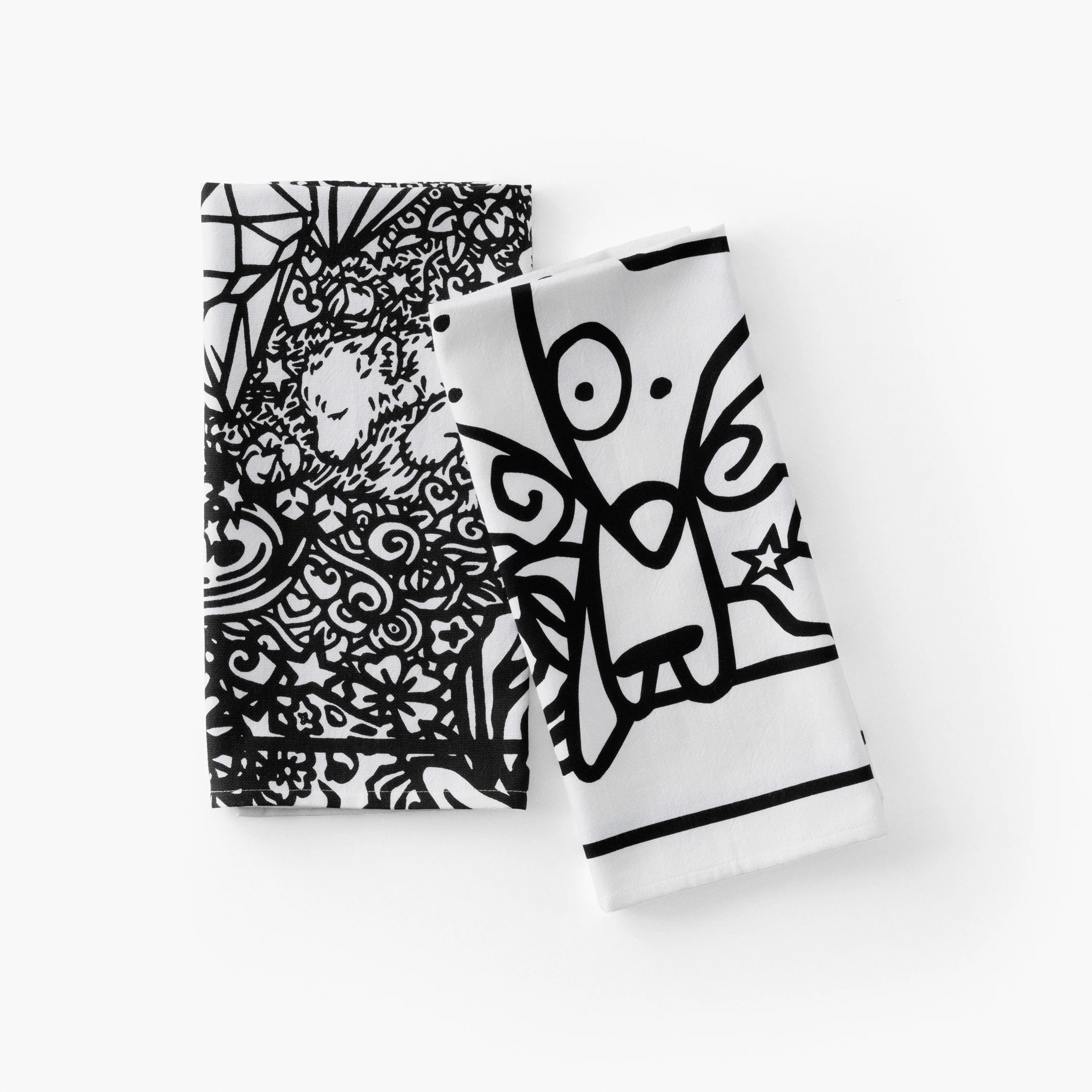 Jakè24 Cotton Kitchen Towel - Black - Image 5