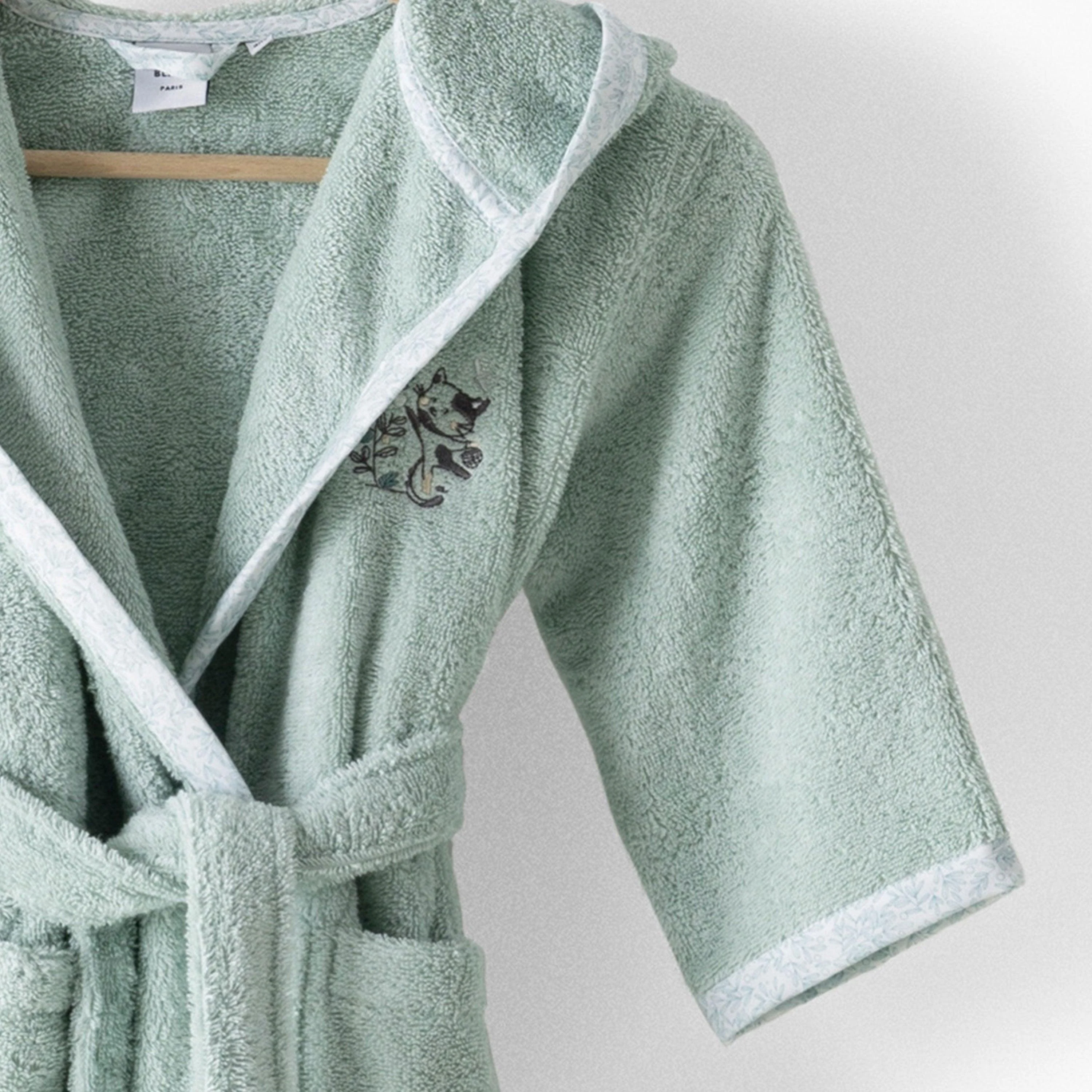 Jardine Organic Cotton Baby Bathrobe - Almond - Image 4