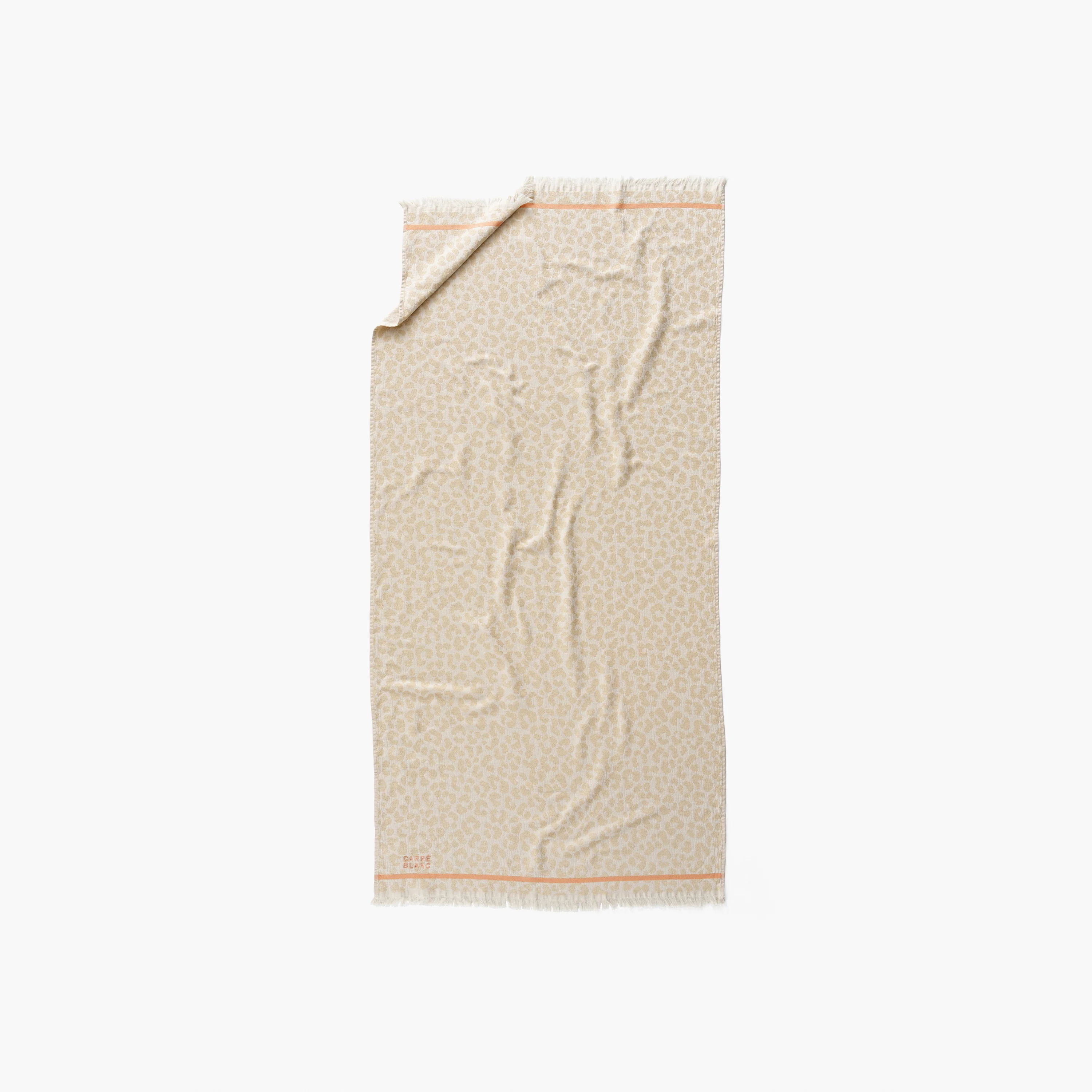 Leonore Turkish Cotton Beach Towel - Linen - Image 3