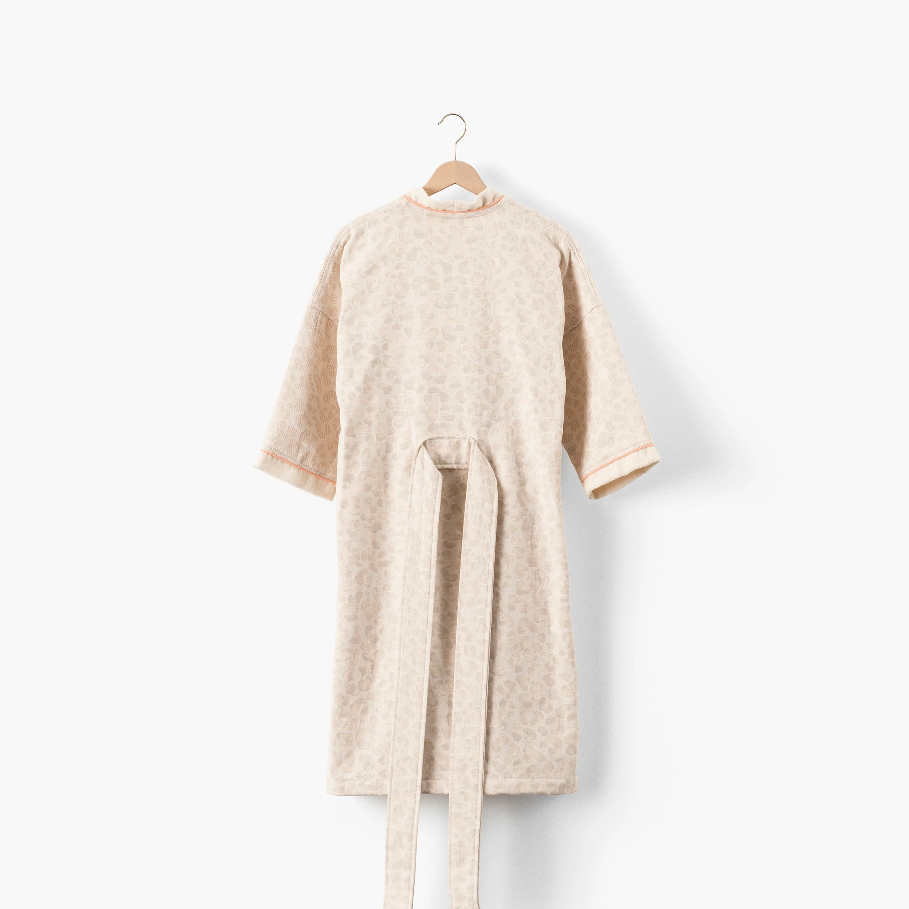 Leonore Women's Cotton Bathrobe - Ivory - Image 4