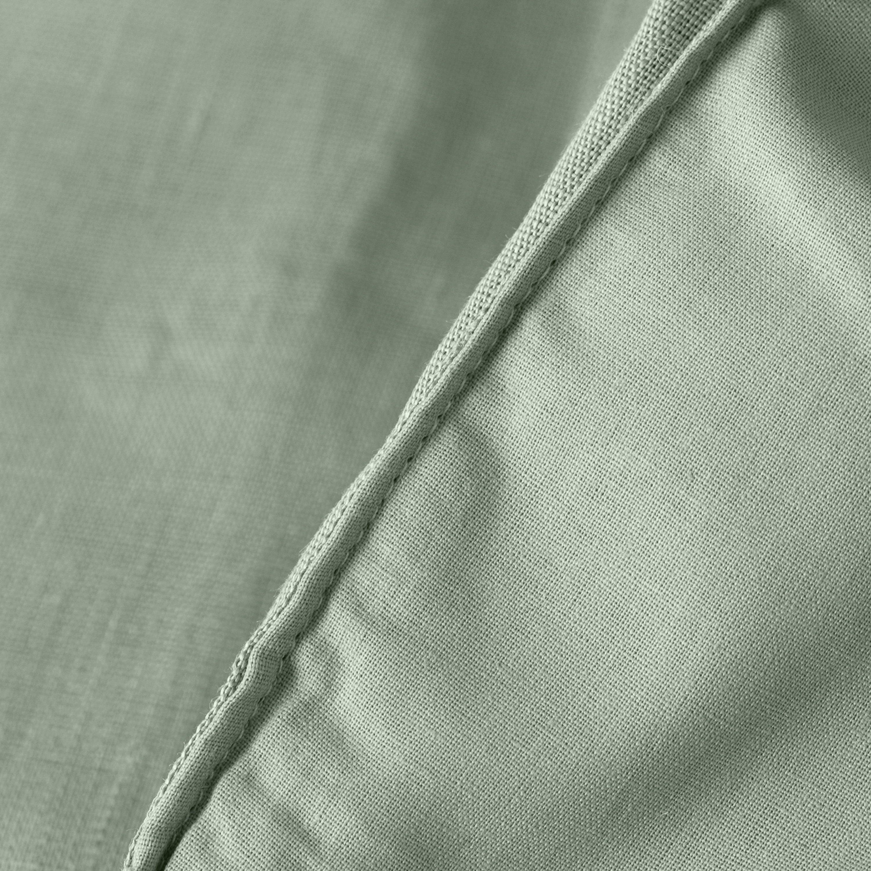 Songe Linen and Cotton Throw - Eucalyptus - Image 3