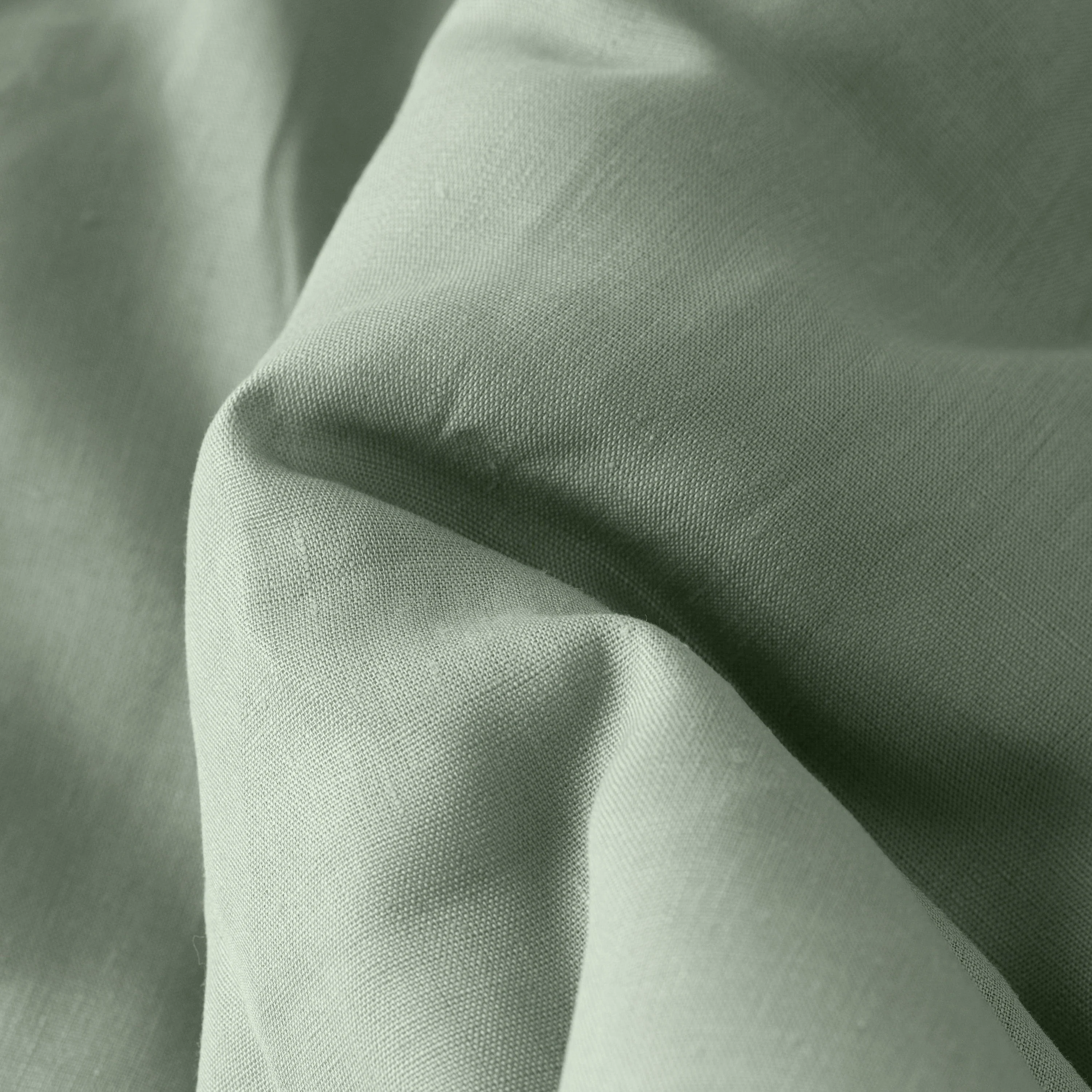 Songe Linen and Cotton Throw - Eucalyptus - Image 4