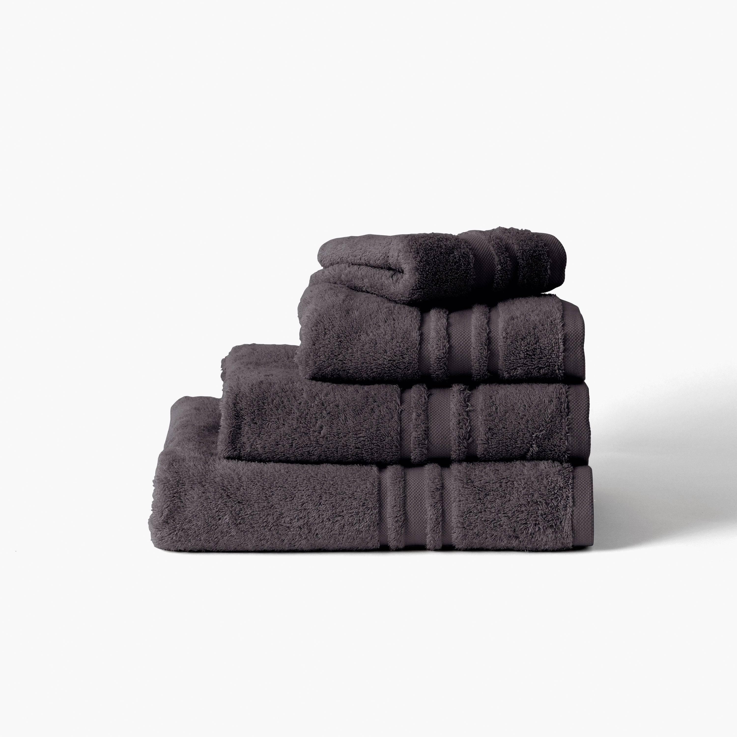 Lola II Cotton Guest Towel - Anthracite - Image 4