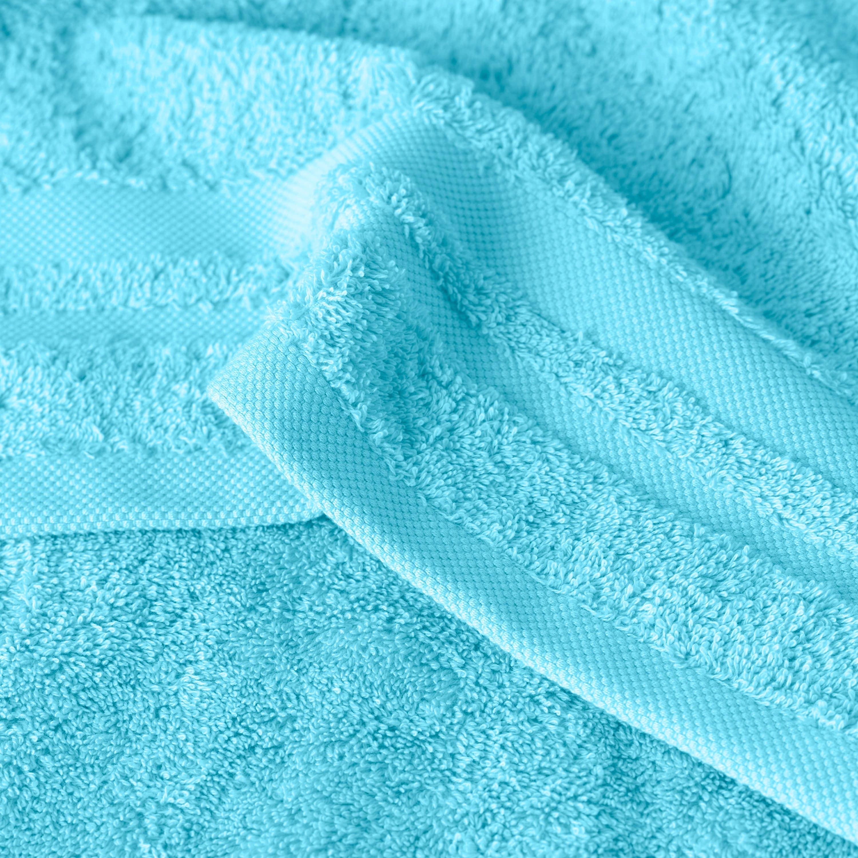 Lola II Cotton Washcloth - Turquoise - Image 3