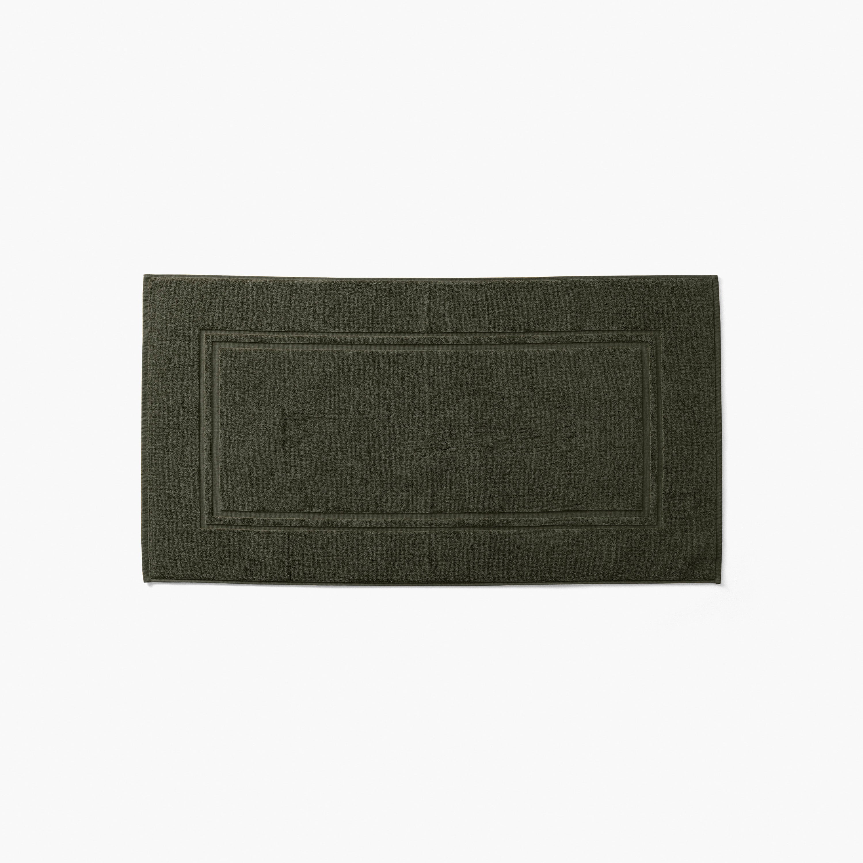 Lola II Cotton Bath Mat - Khaki Green