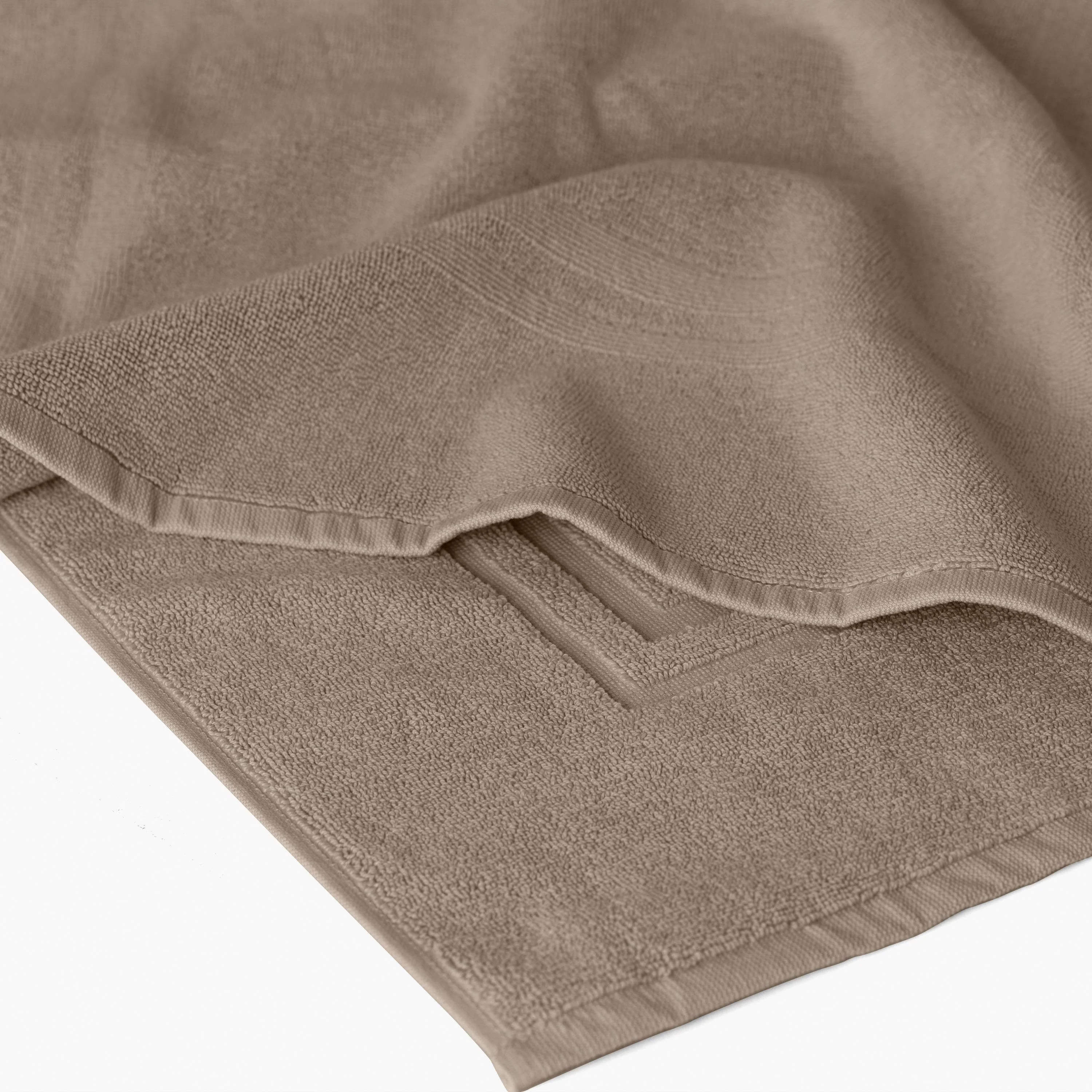 Lola II Cotton Bath Mat - Mink - Image 5