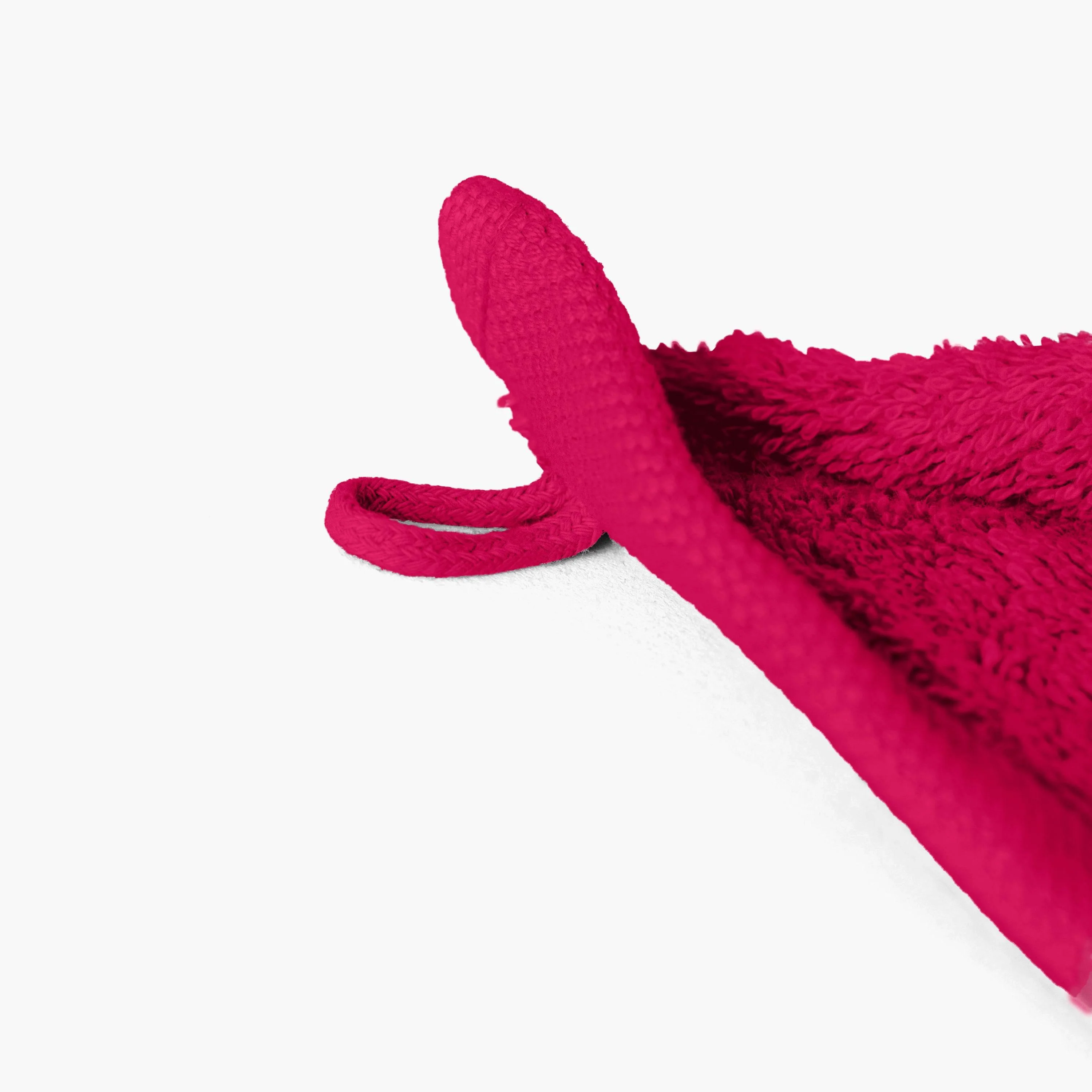 Lola II Cotton Guest Towel - Raspberry - Image 2