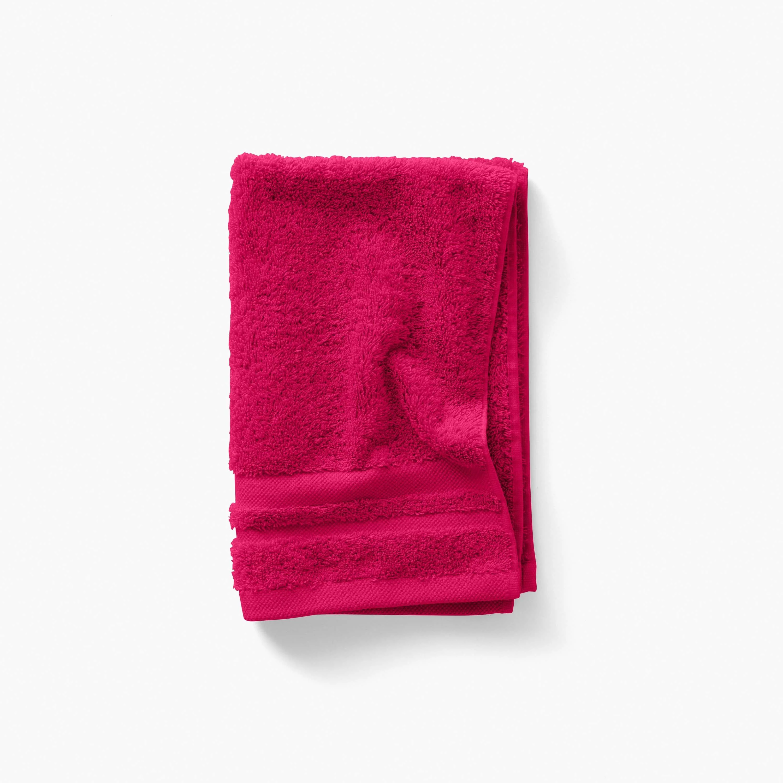 Lola II Cotton Guest Towel - Raspberry - Image 4