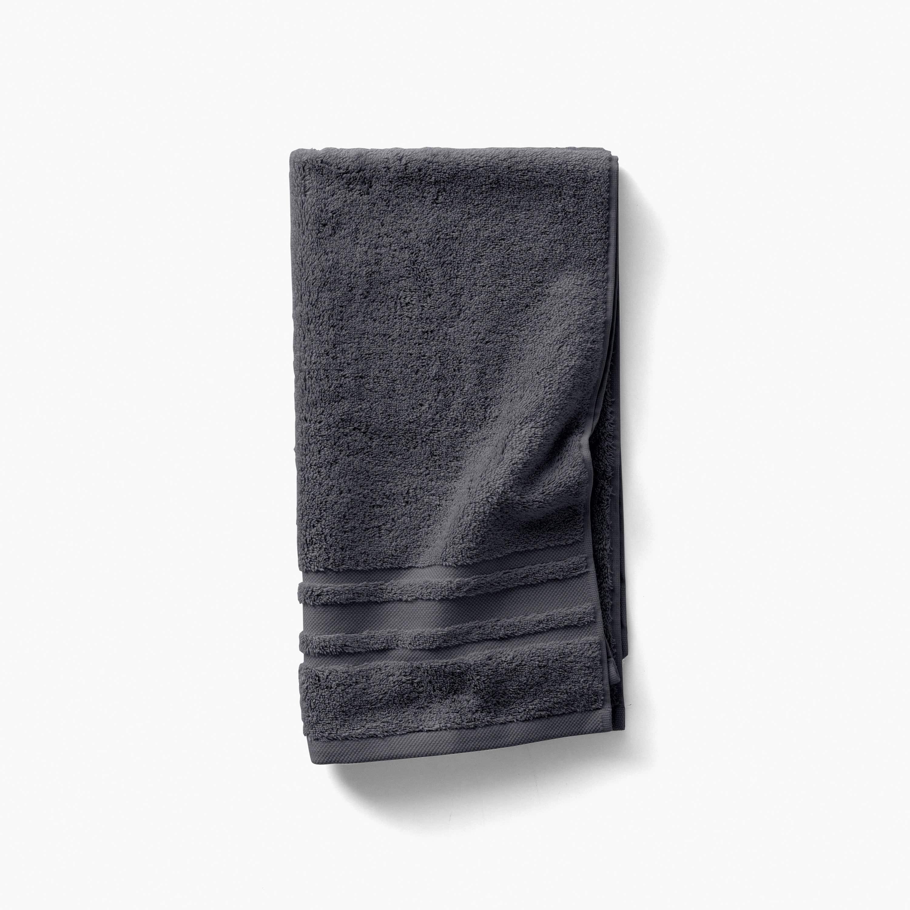 Lola II Cotton Bath Towel - Slate Grey