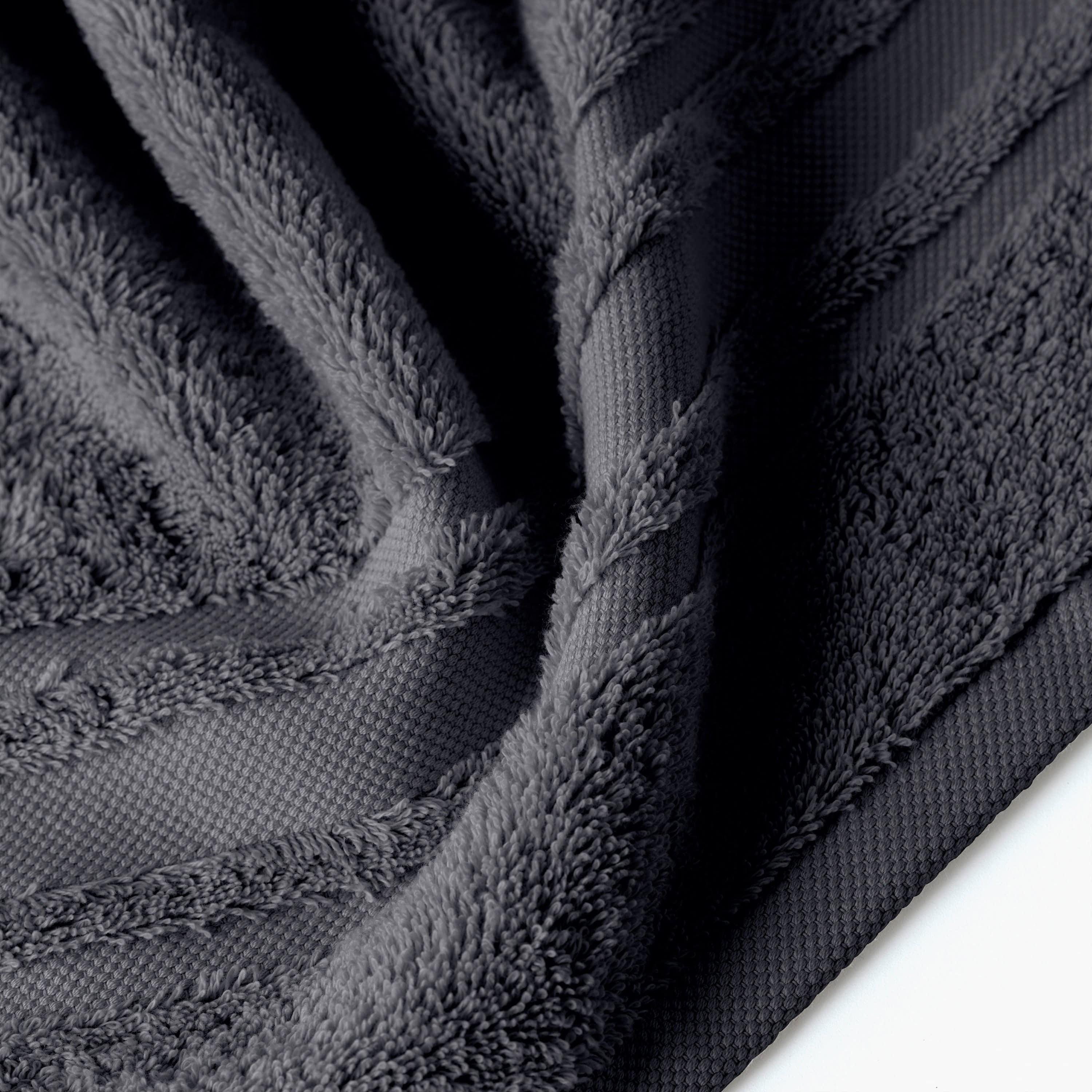 Lola II Cotton Bath Towel - Slate Grey - Image 4