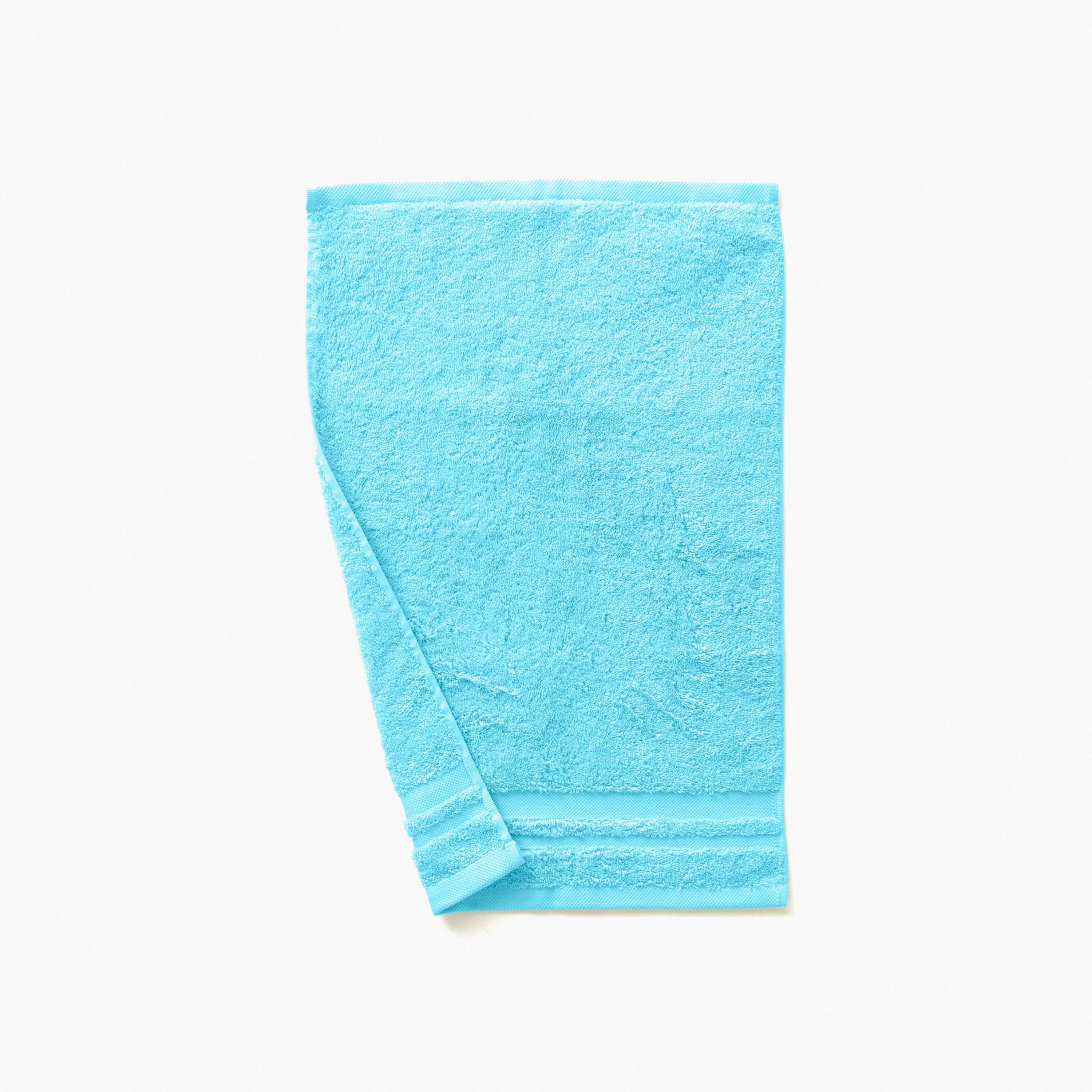Lola II Cotton Towel Set - Turquoise - Image 5