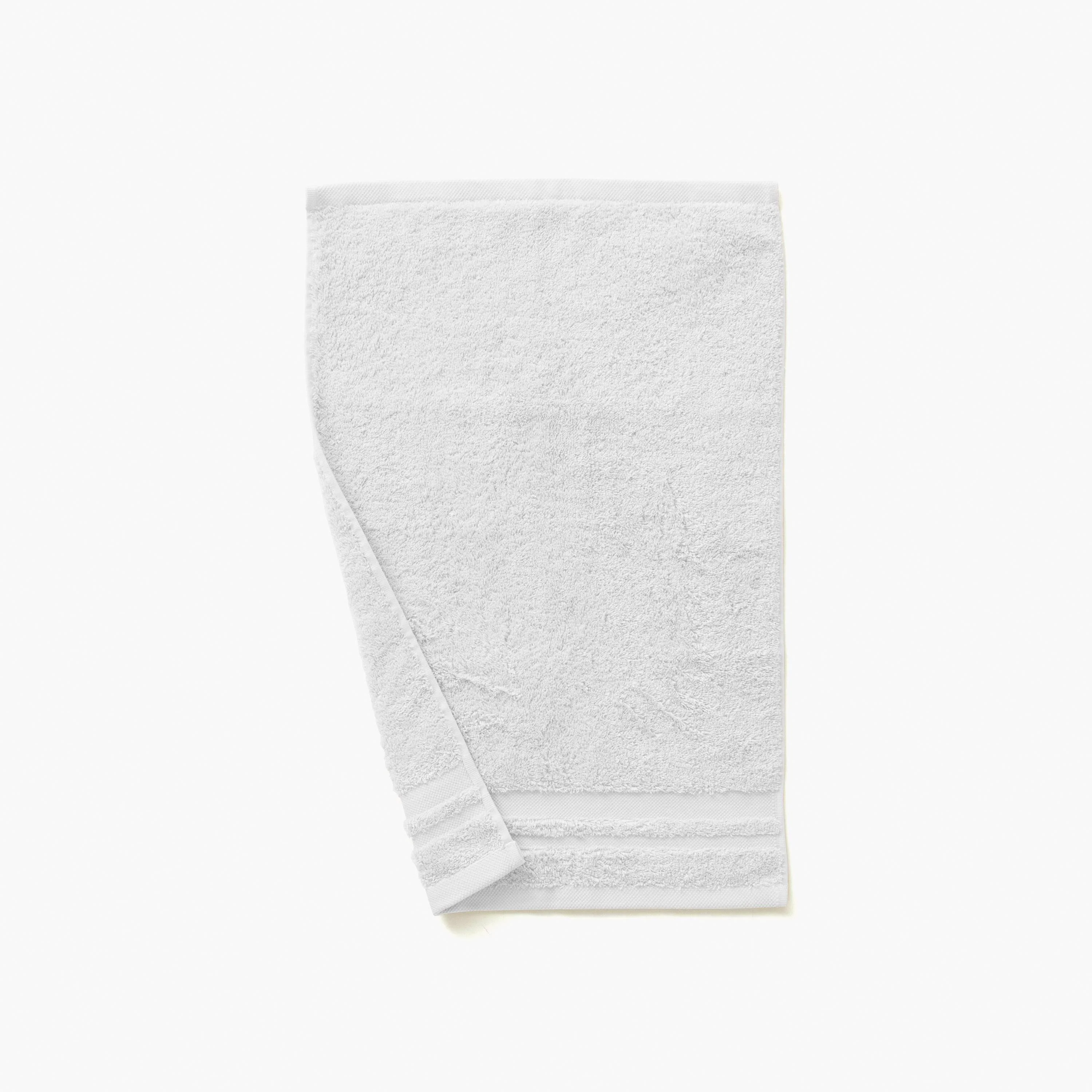 Lola II Cotton Guest Towel - White