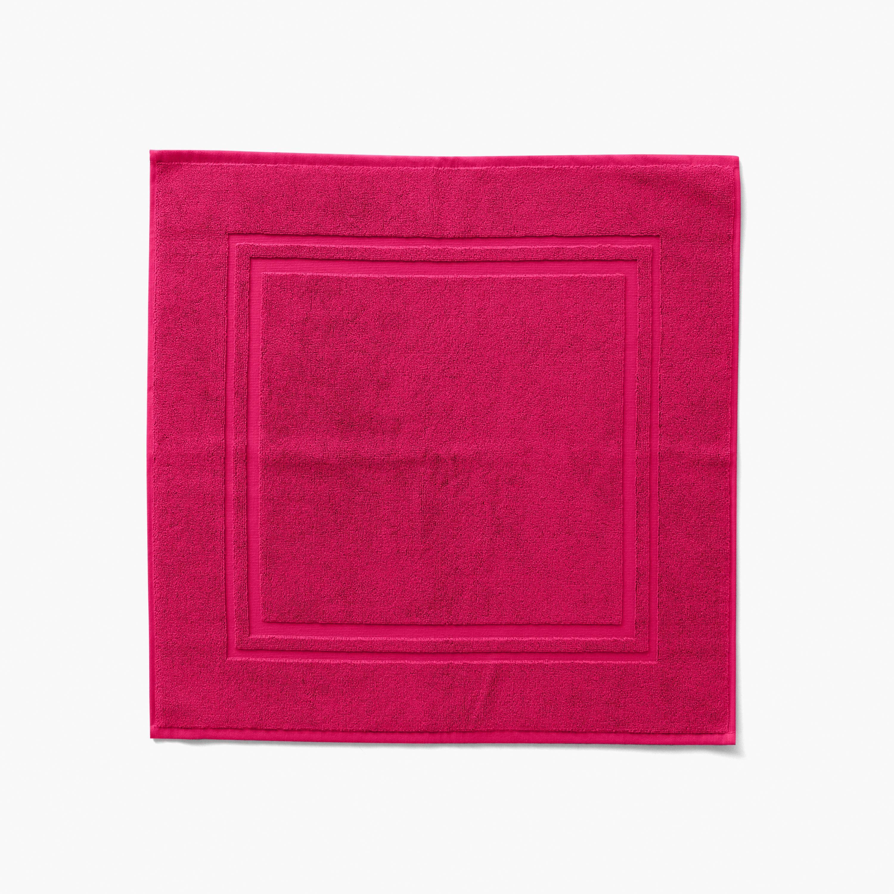 Lola II Cotton Bath Mat - Raspberry - Image 2