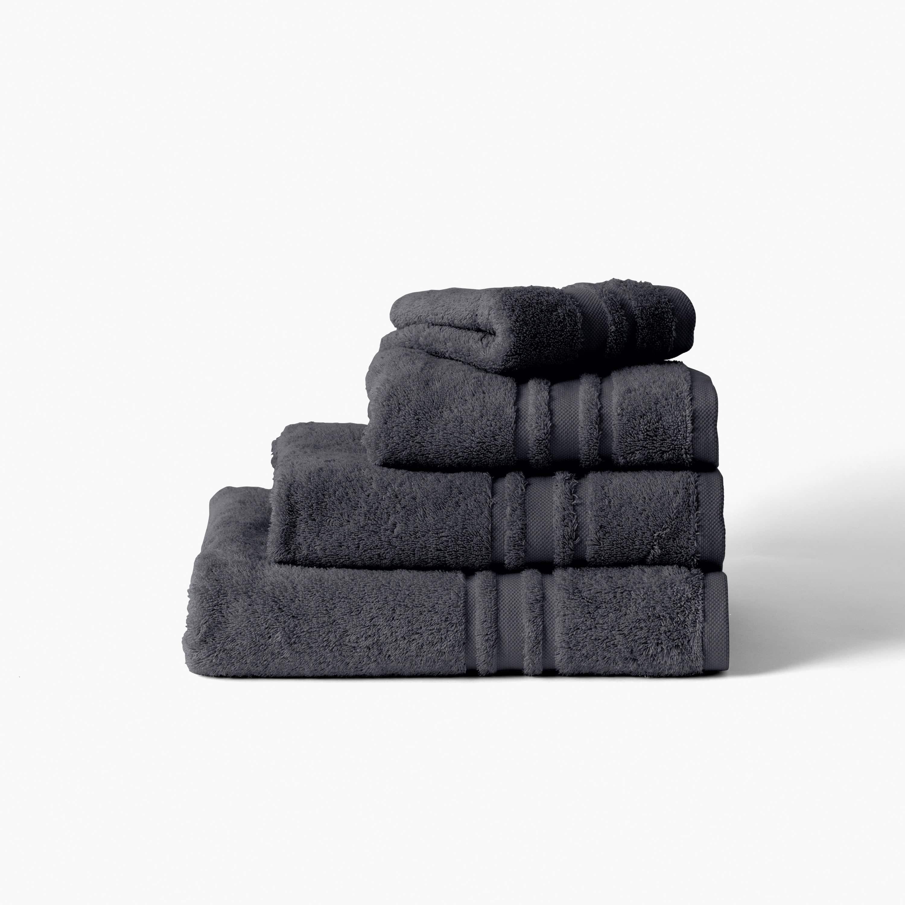 Lola II Cotton Towel Set - Slate