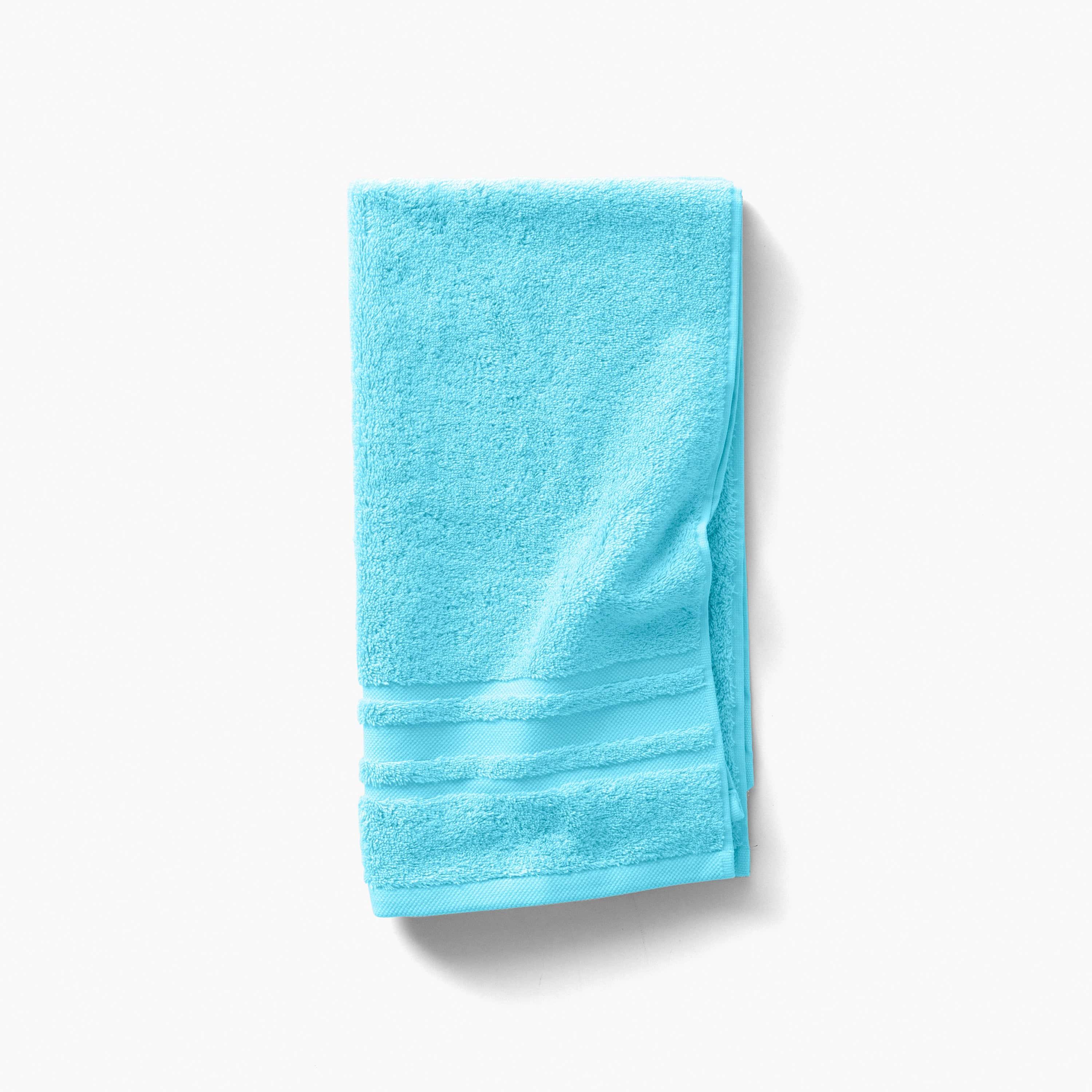 Lola II Cotton Bath Towel - Turquoise