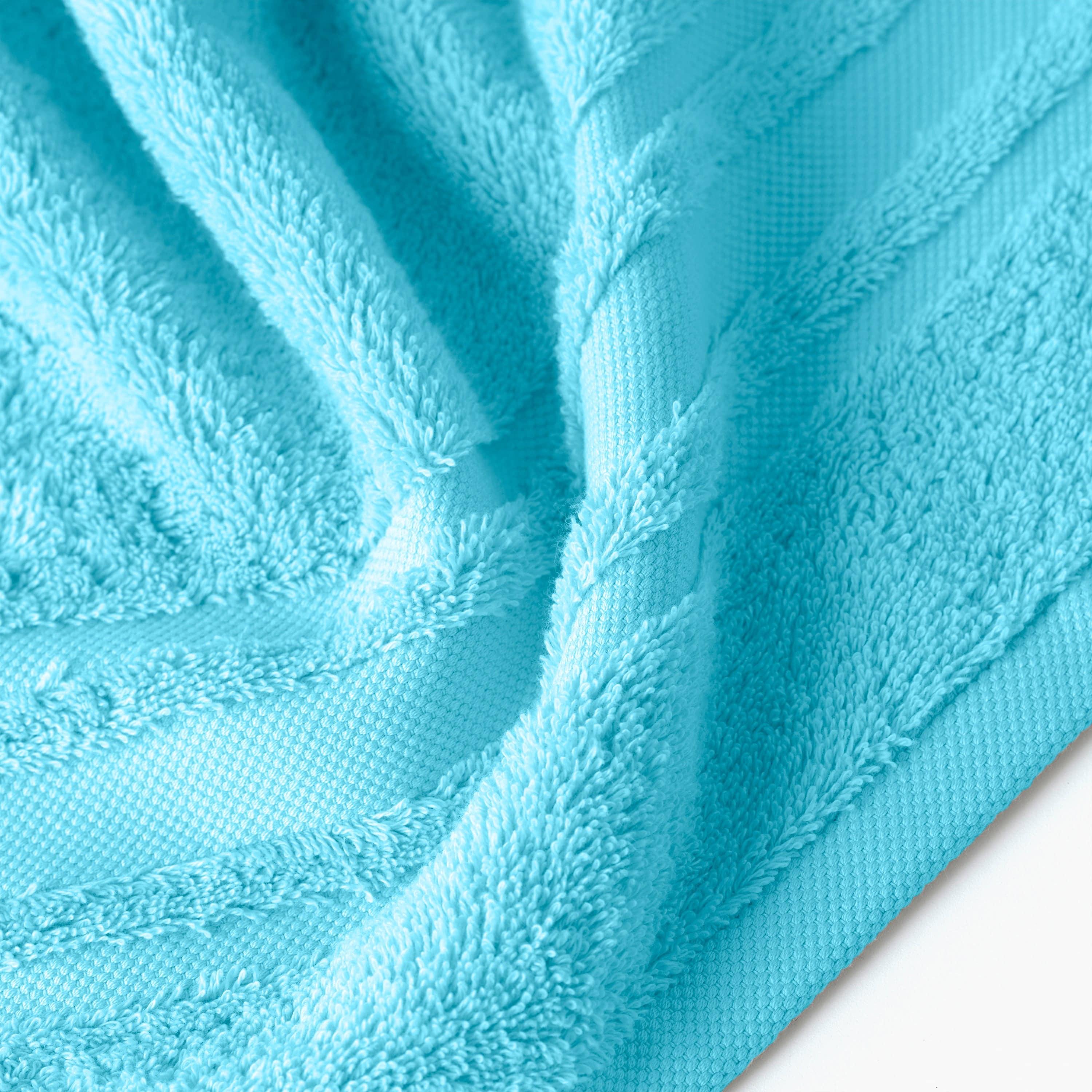 Lola II Cotton Bath Towel - Turquoise - Image 4