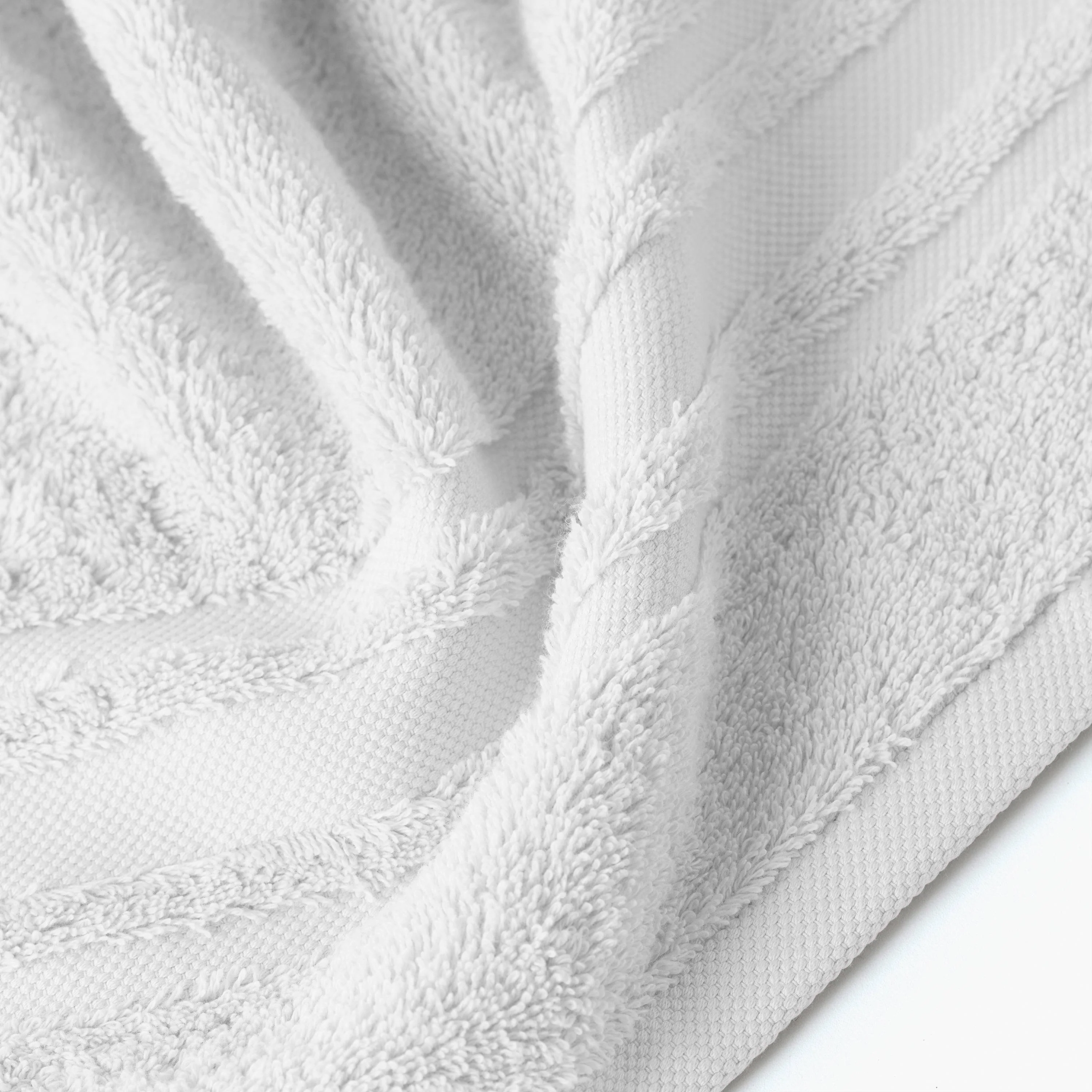 Lola II Cotton Bath Towel - White - Image 3