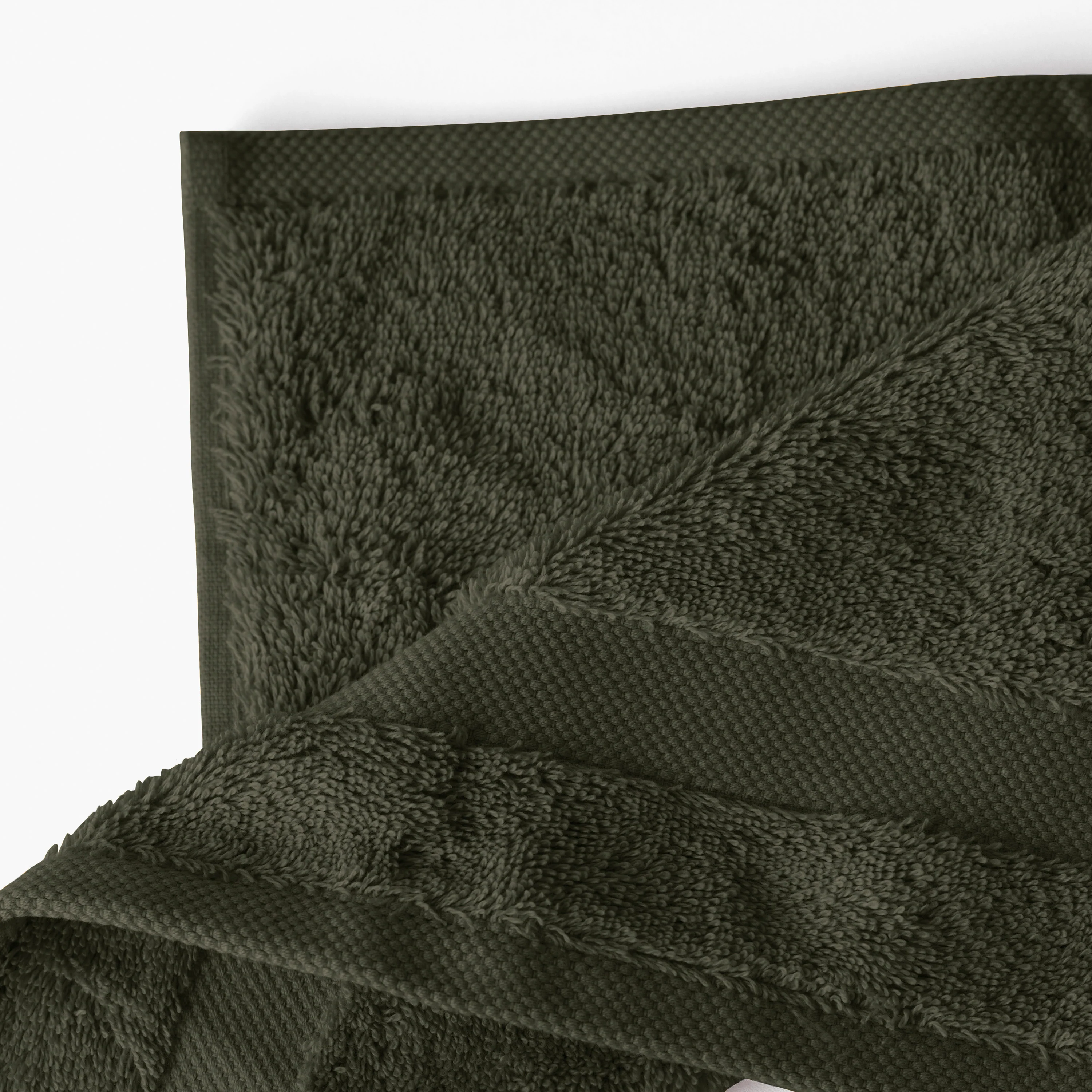 Lola II Cotton Bath Towel - Khaki Green - Image 4