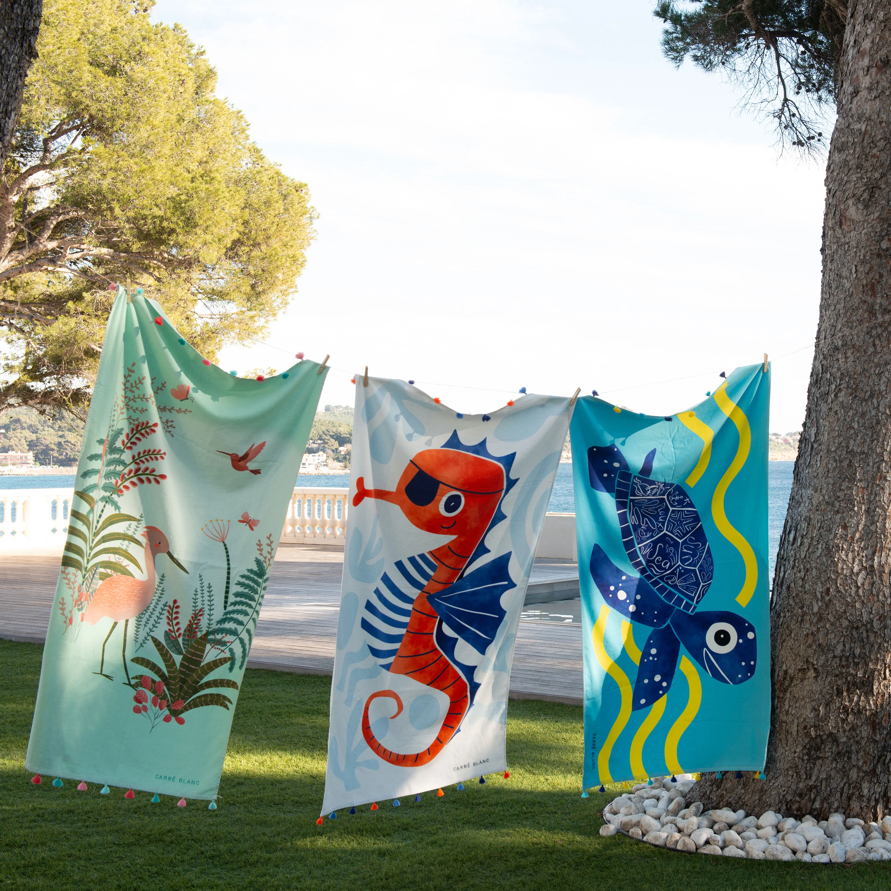 Lulu Multicoloured Cotton Beach Towel - Image 3