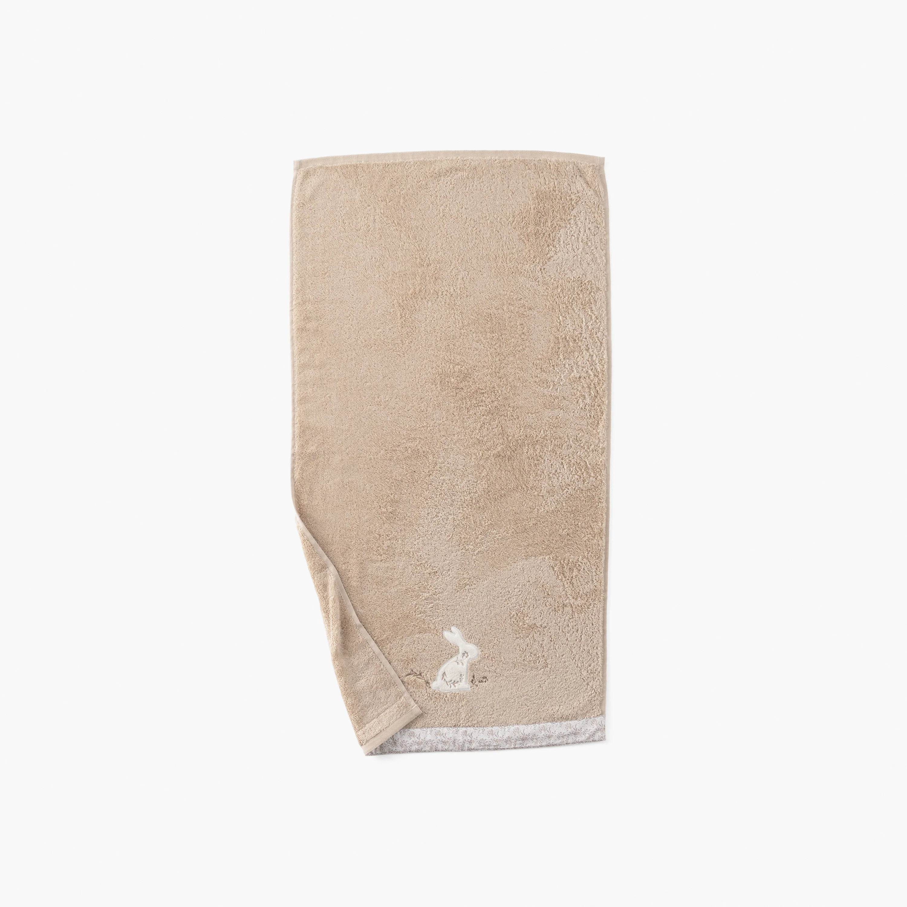 Merveille Organic Cotton Bath Towel - Beige - Image 3