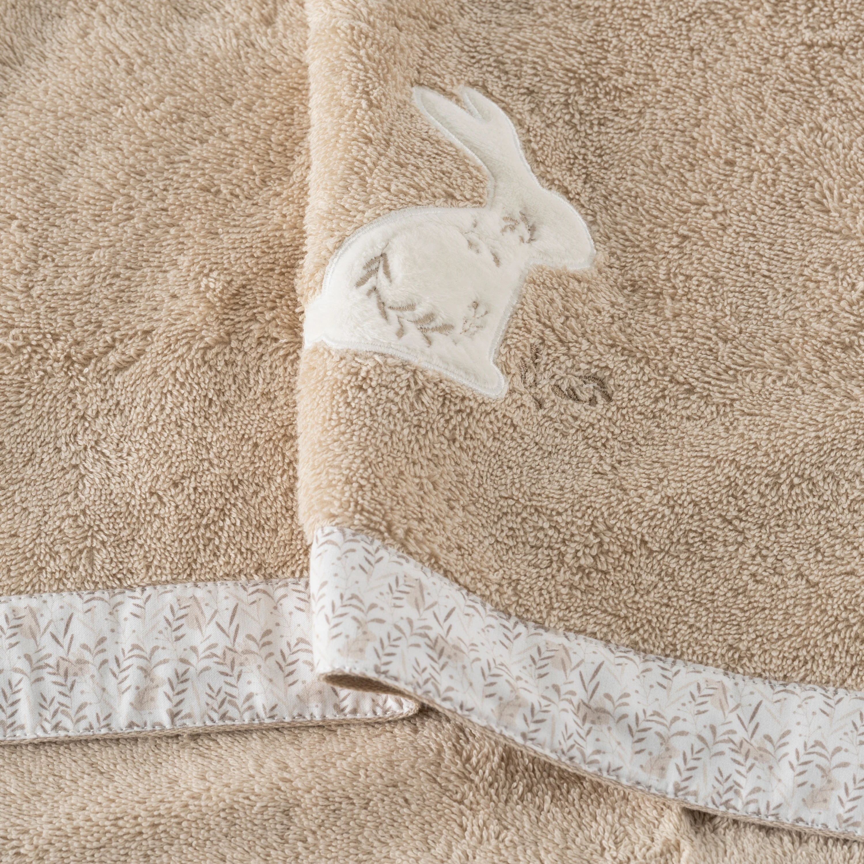 Merveille Organic Cotton Bath Towel - Beige - Image 4