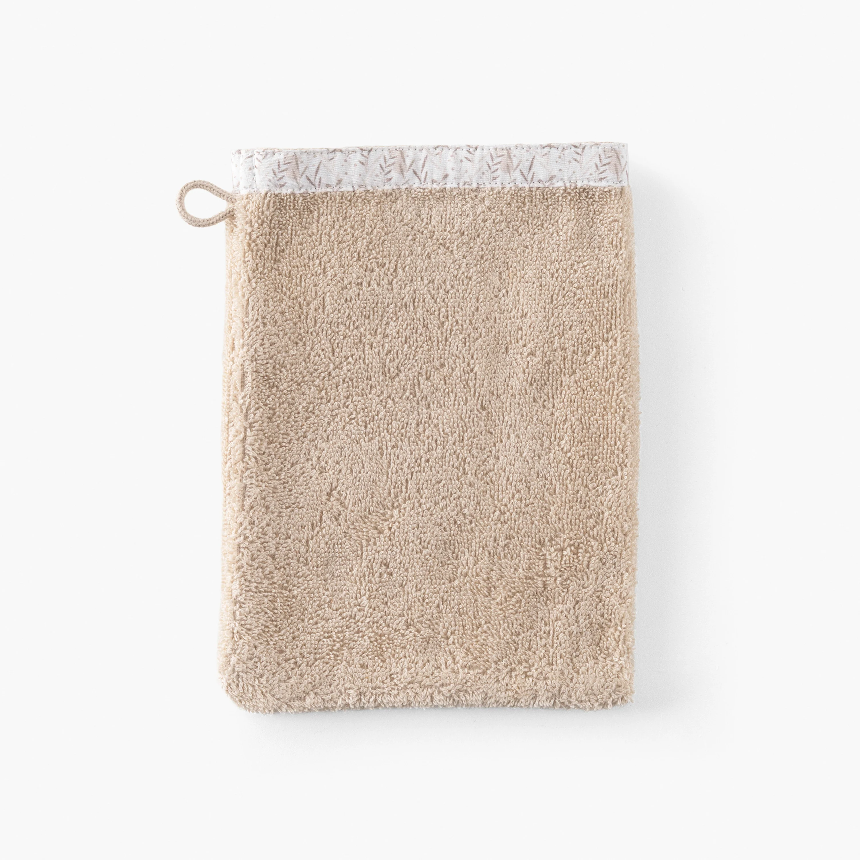 Merveille Organic Cotton Bath Glove - Beige - Image 3