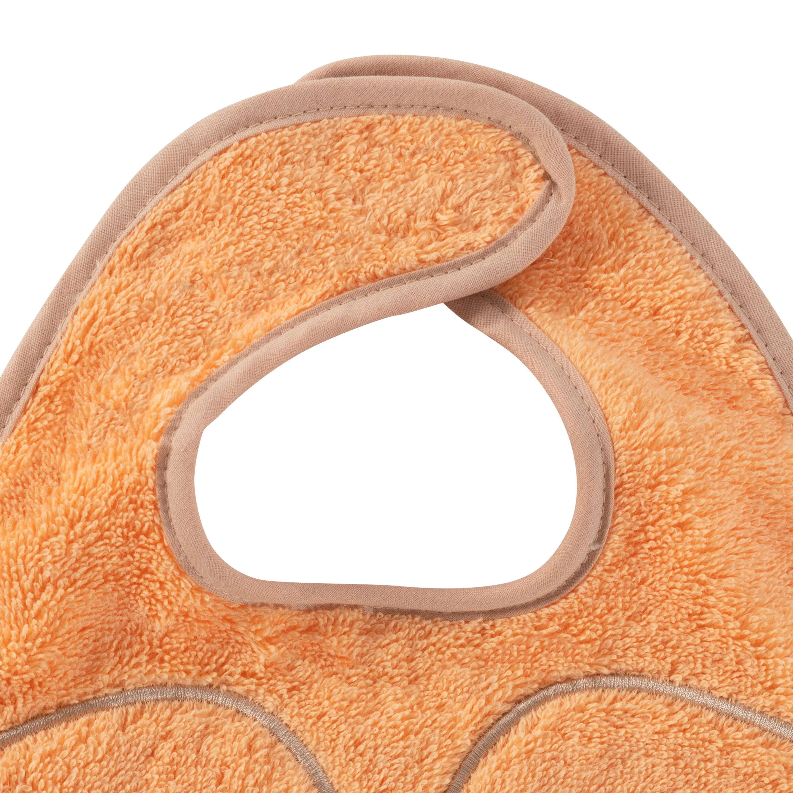 Mini Cotton Bib Noisette Orange - Image 4