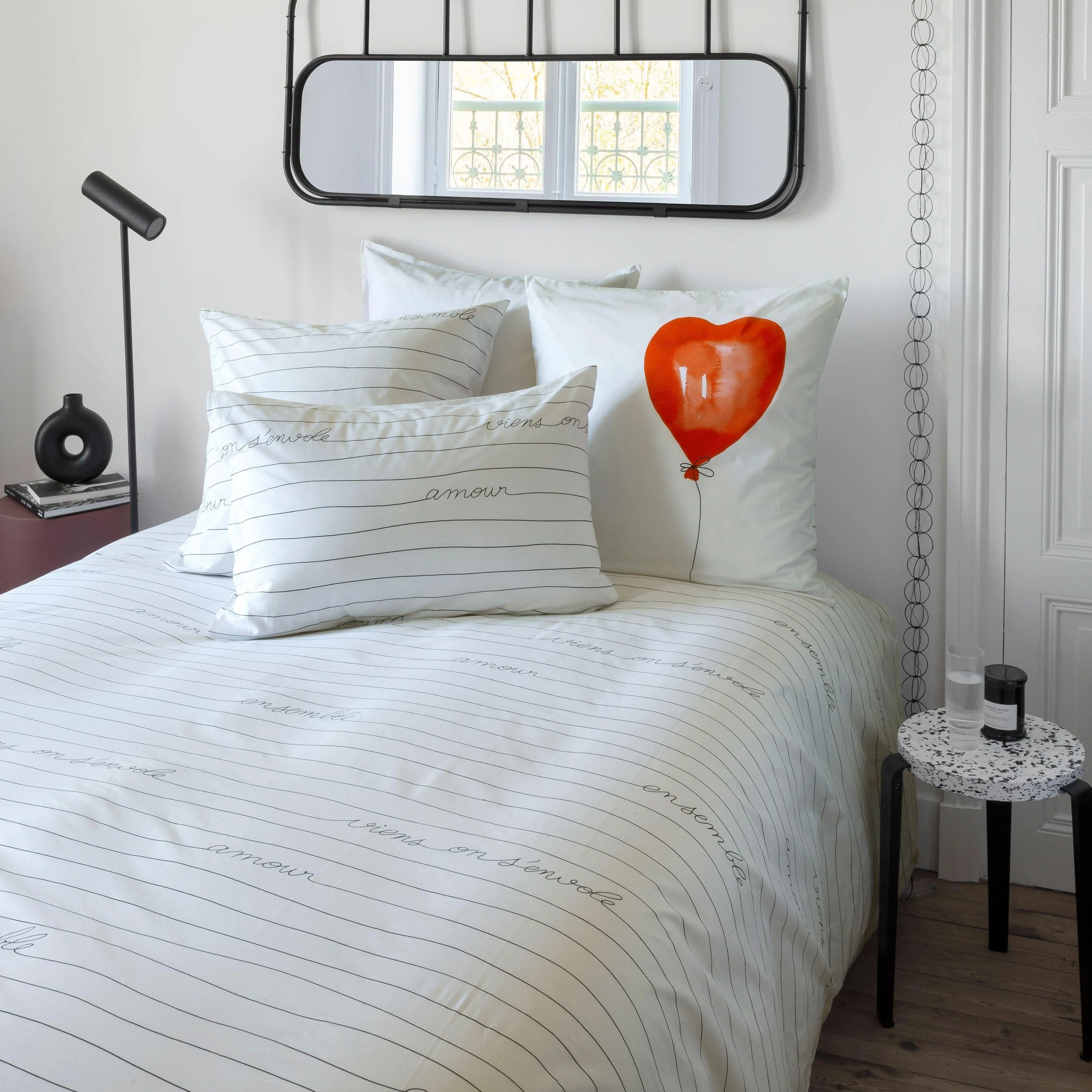 Mon Amour Cotton Percale Duvet Cover - Multicolour - Image 7